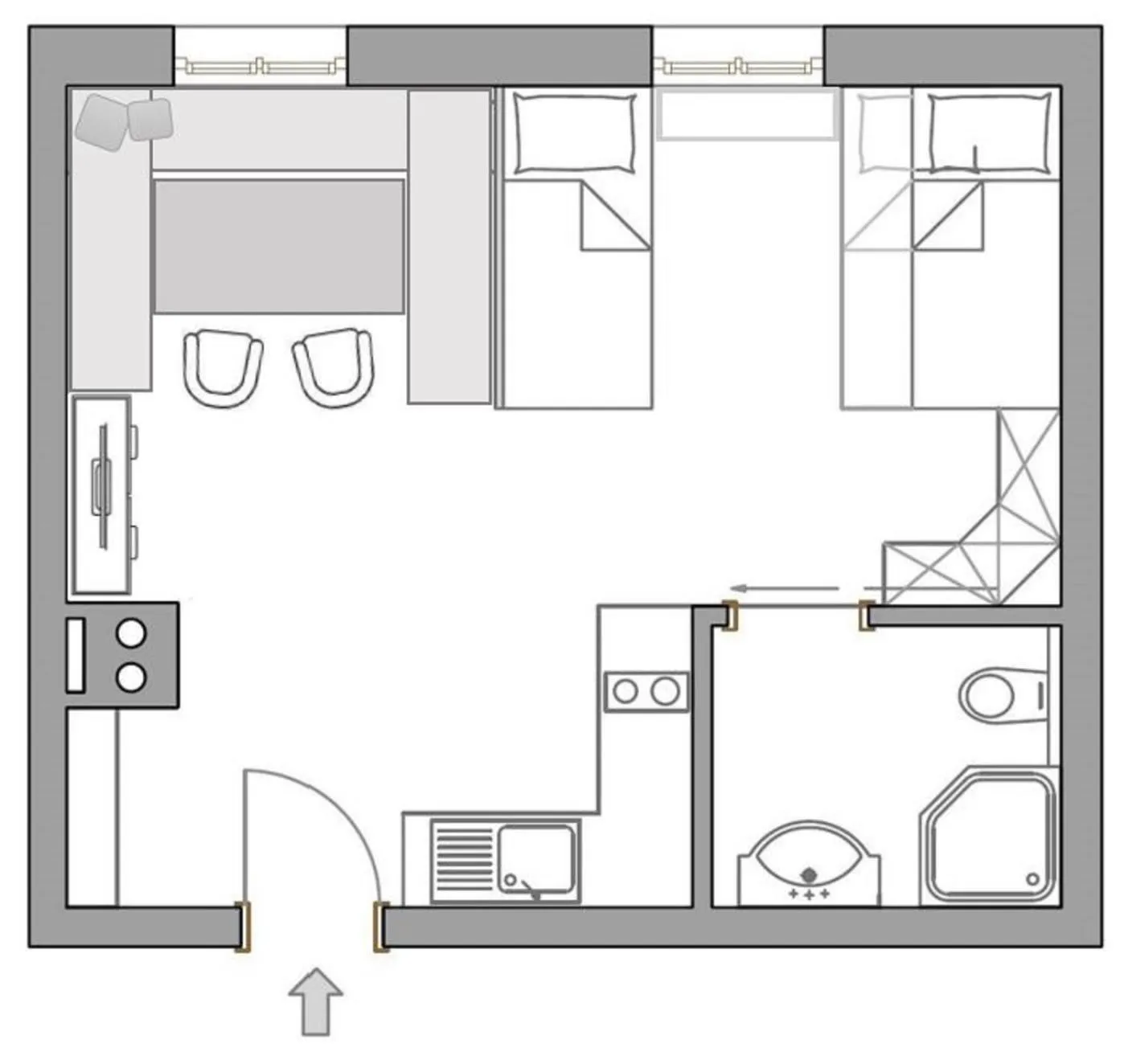 Floor plan in Tirolerhof - Appartementhaus