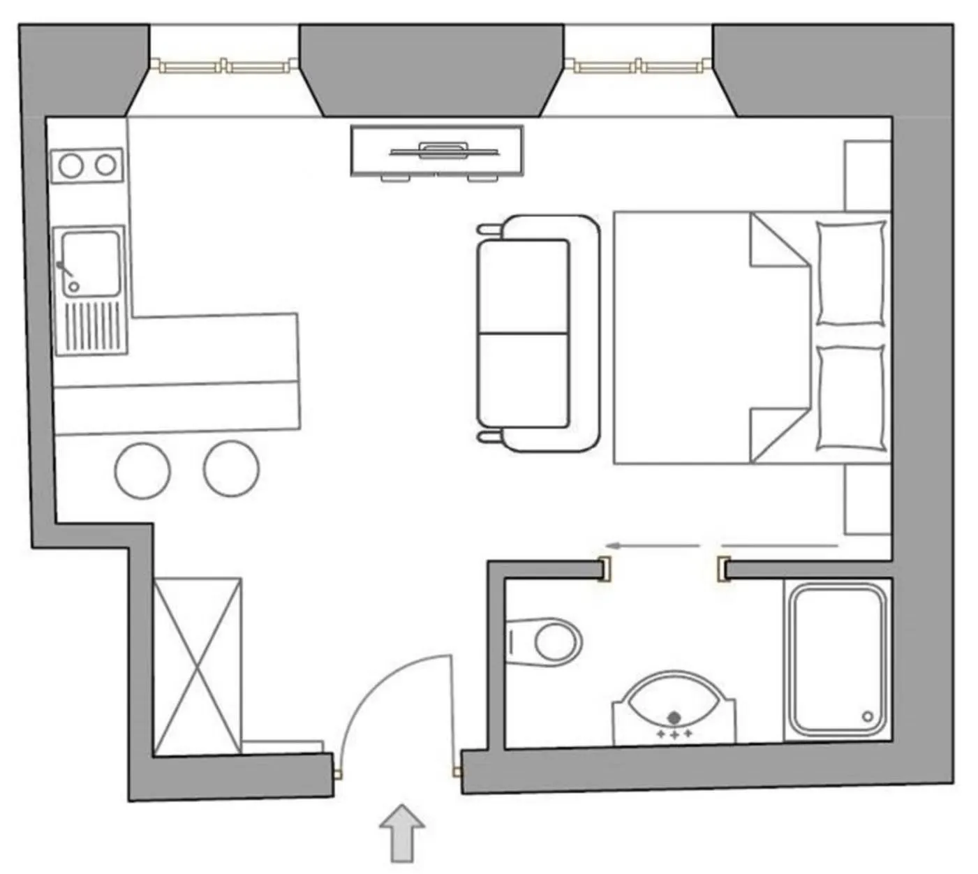 Floor plan in Tirolerhof - Appartementhaus