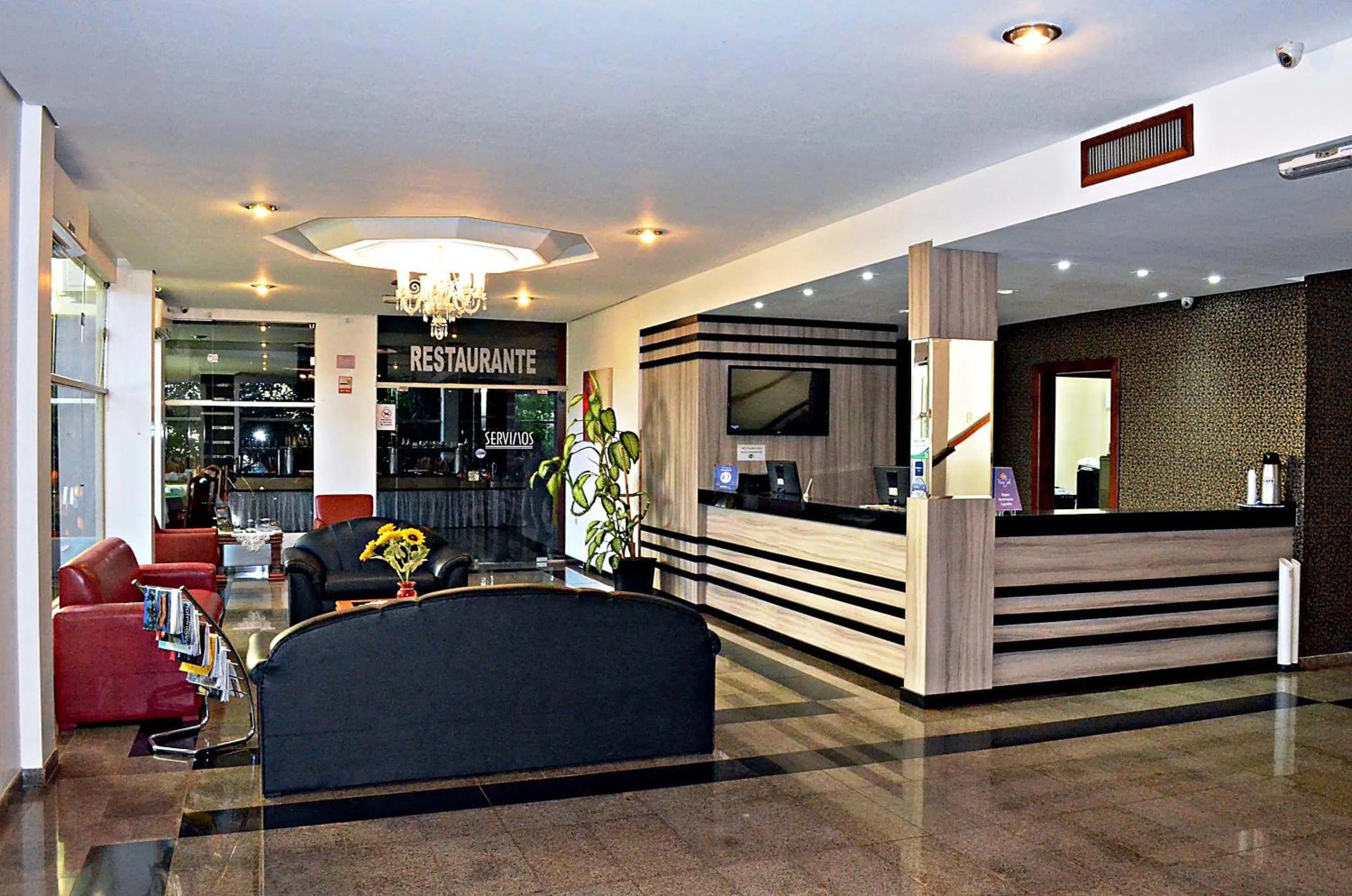 Lobby or reception in Praia Sol Hotel