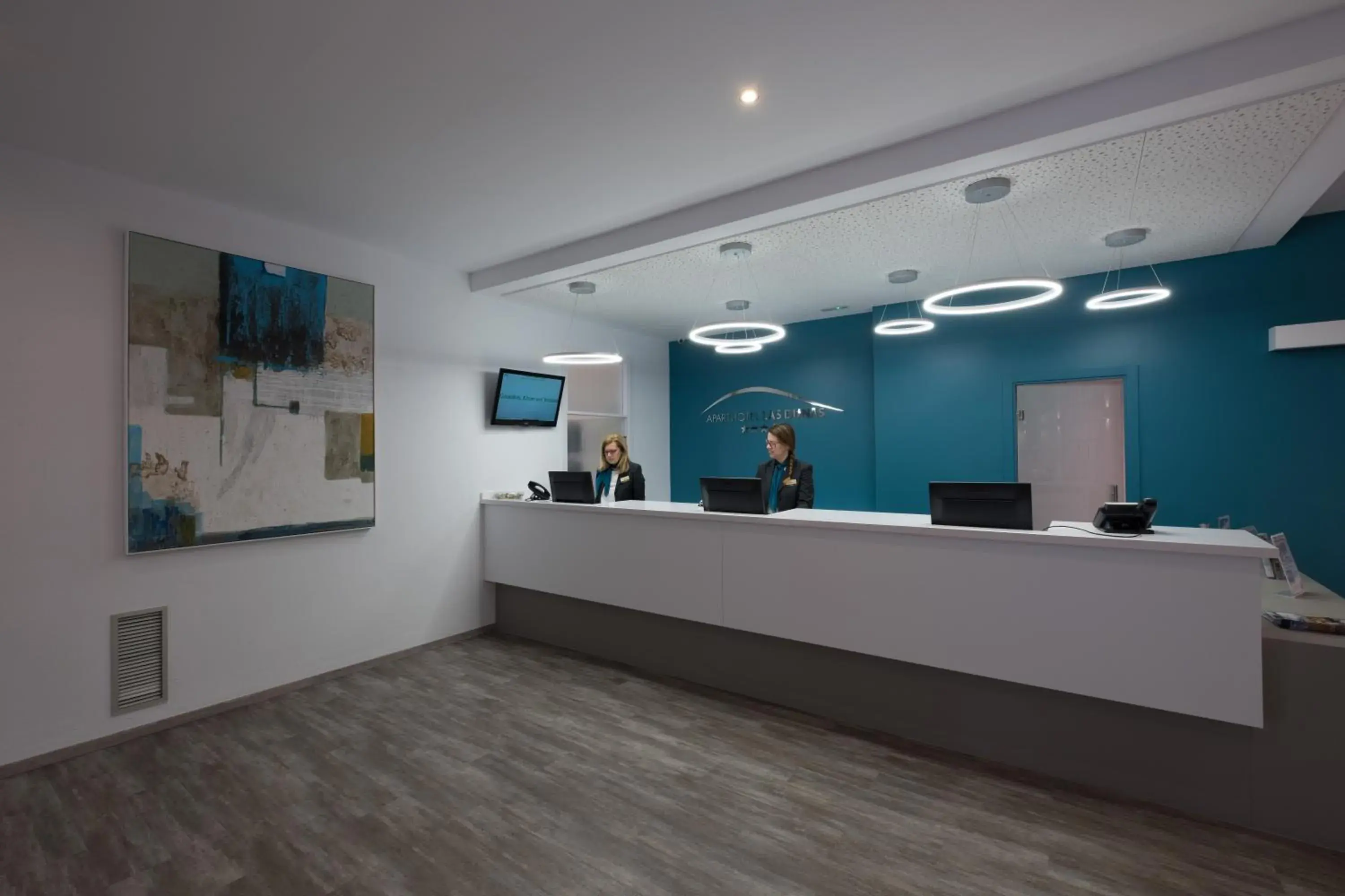 Lobby or reception in Aparthotel las Dunas Lobby or reception in Aparthotel las Dunas