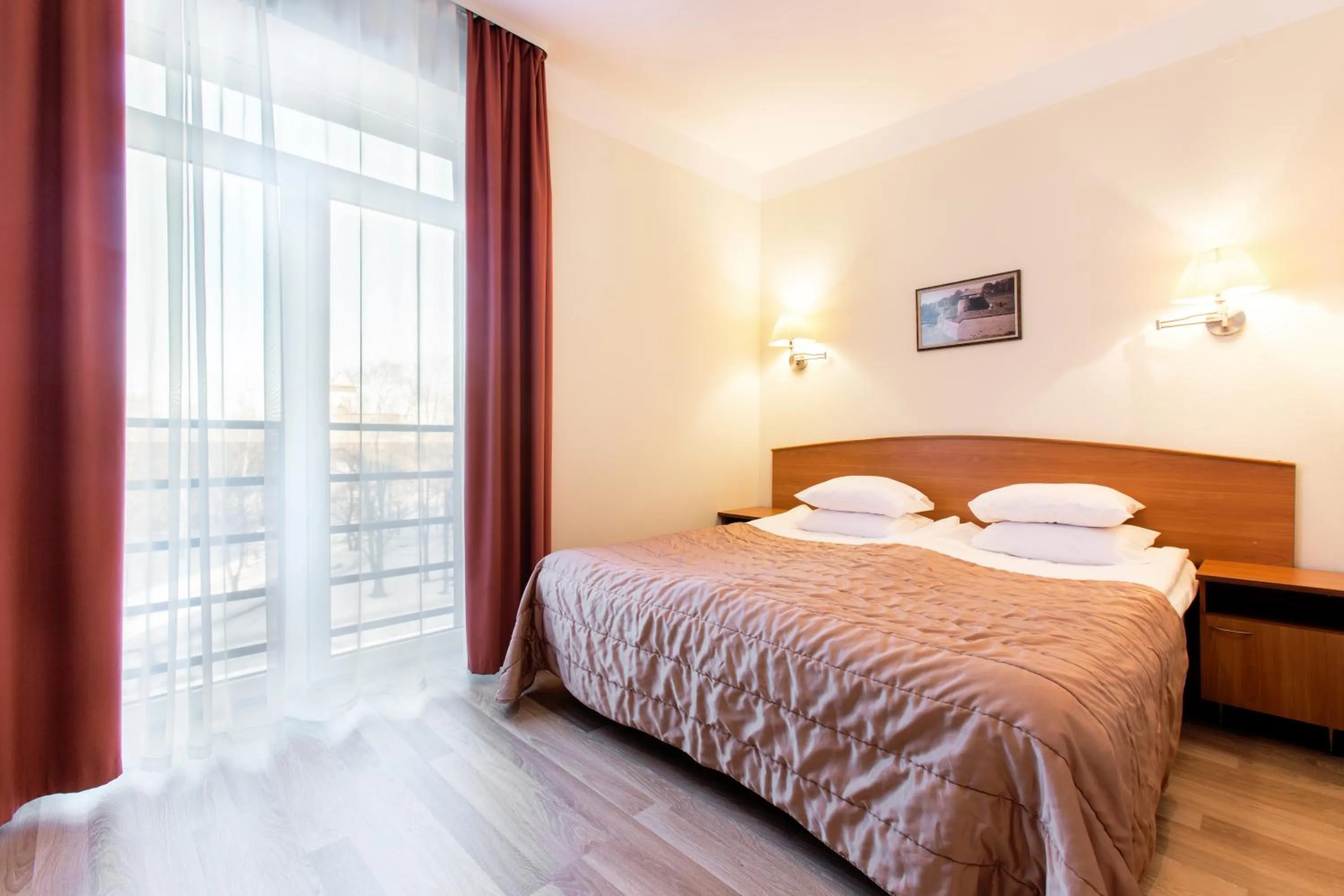 Bed in Narva Hotell & Spaa