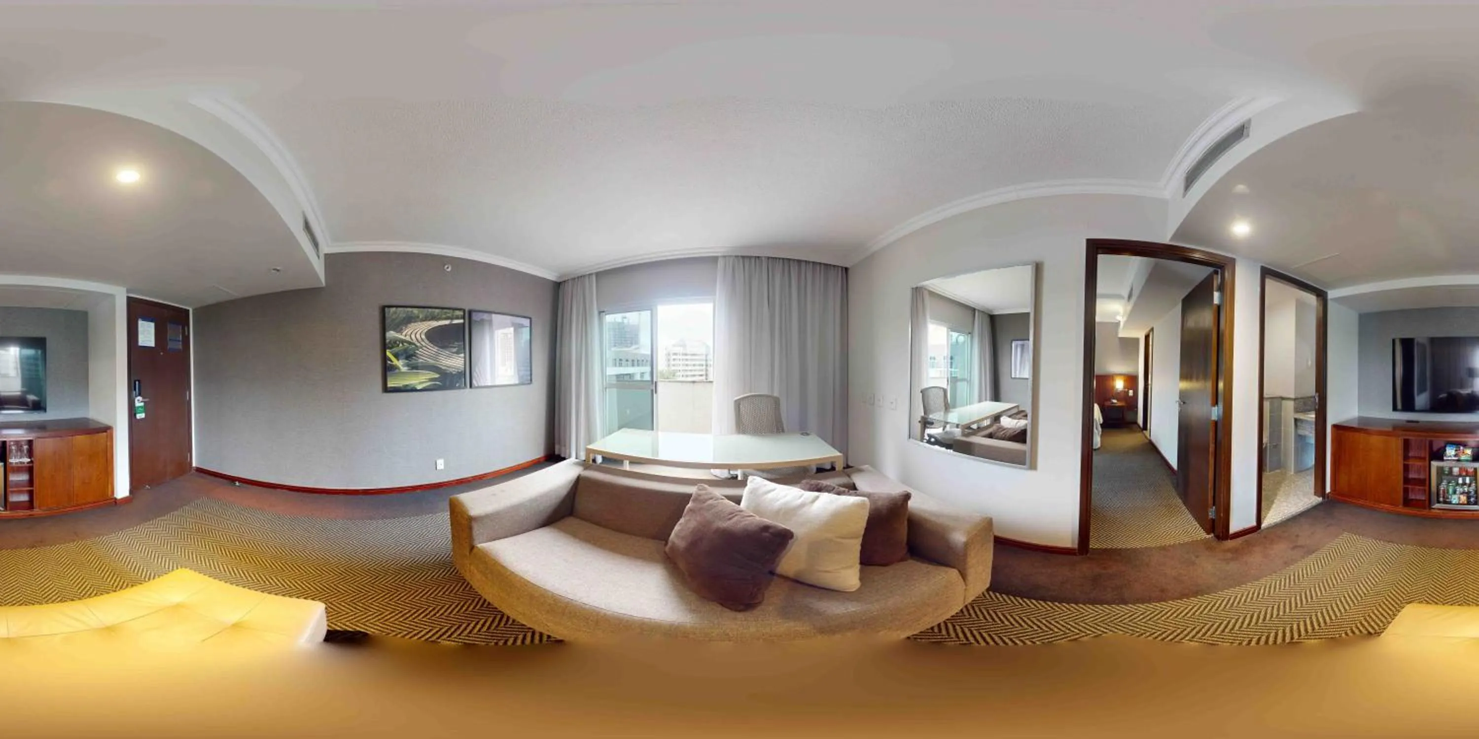 Photo of the whole room, Bed in Blue Tree Premium Verbo Divino - Nações Unidas