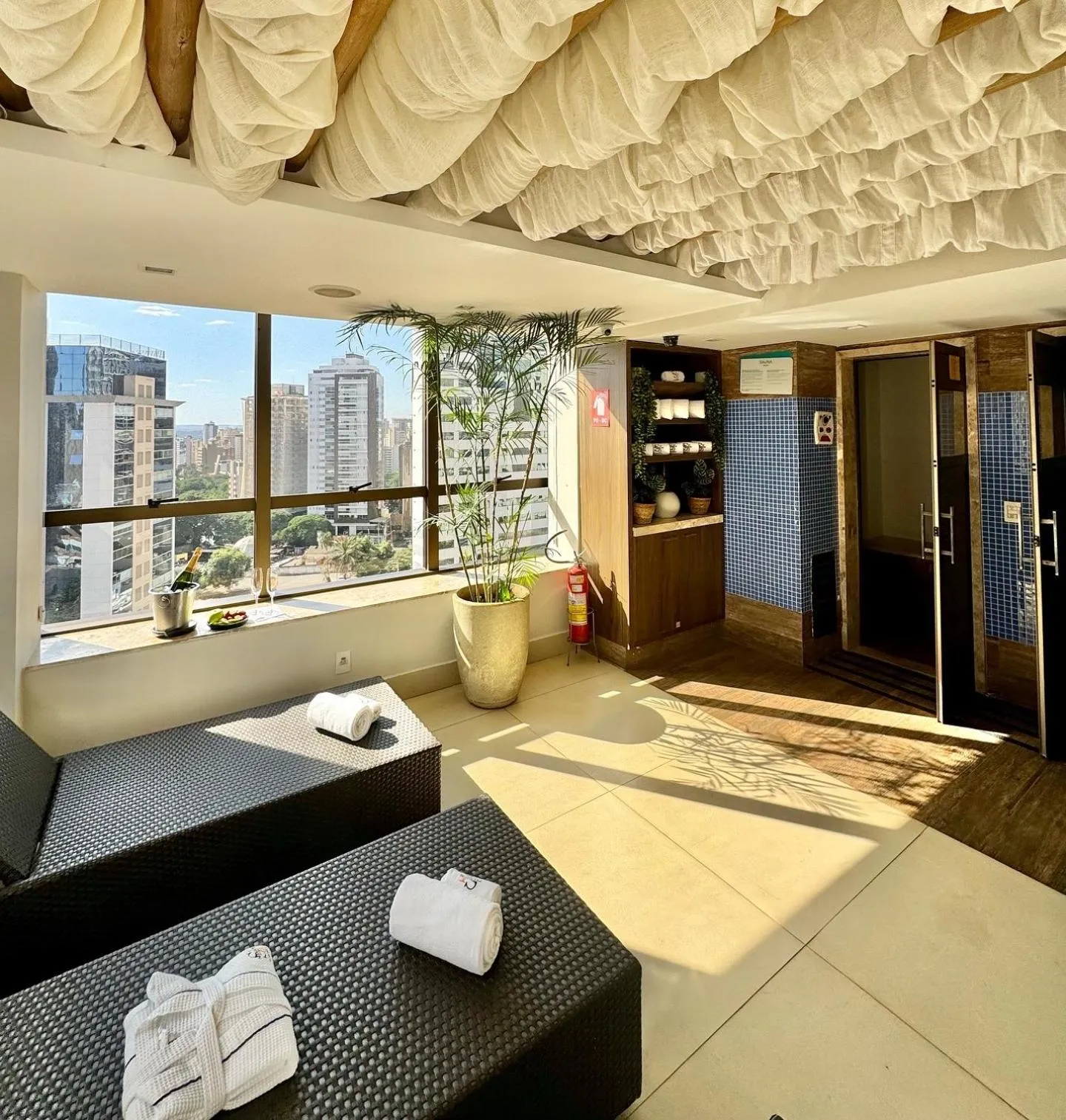 Sauna in SJ Premium Hotels By Atlantica