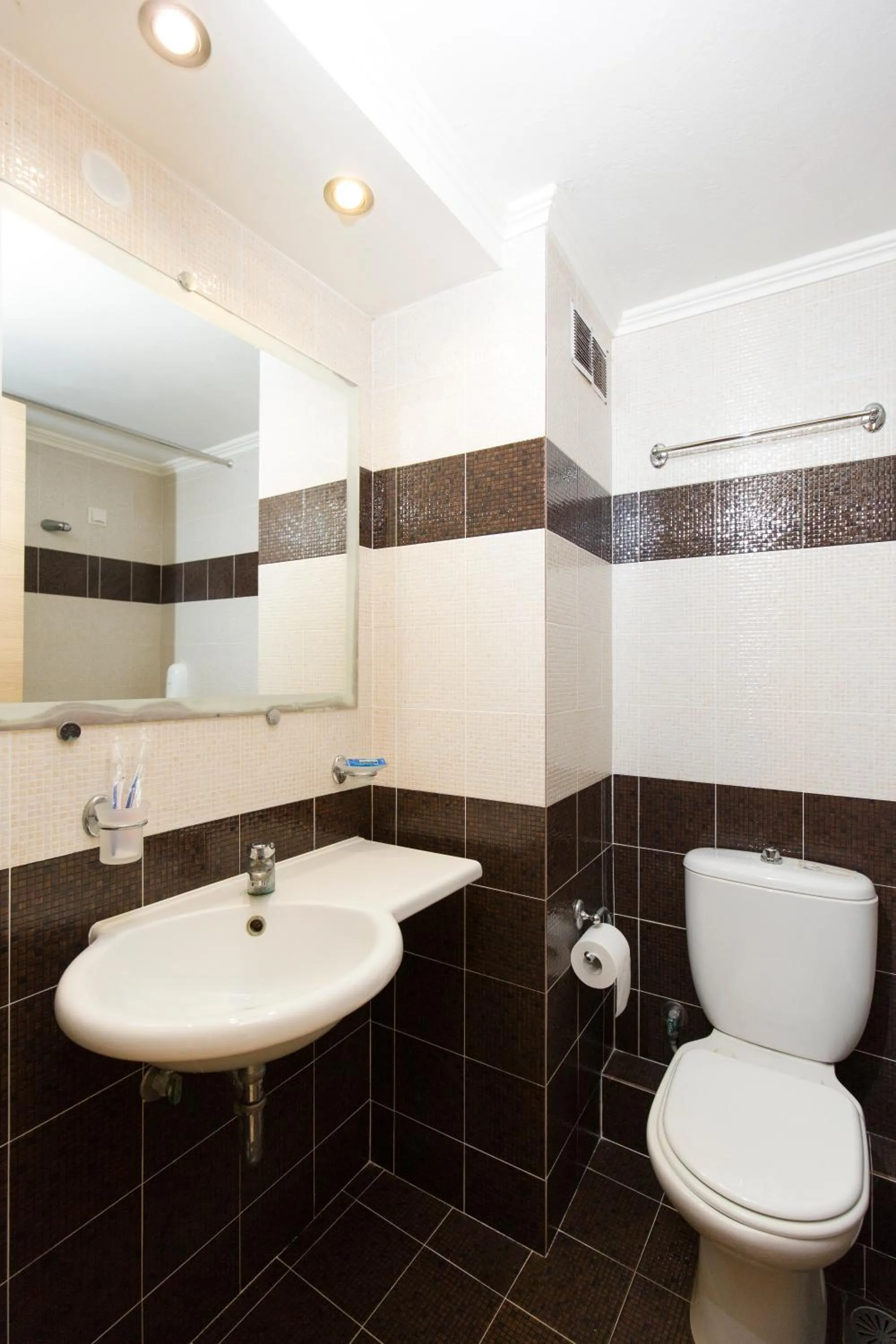 Toilet in Virginia Hotel