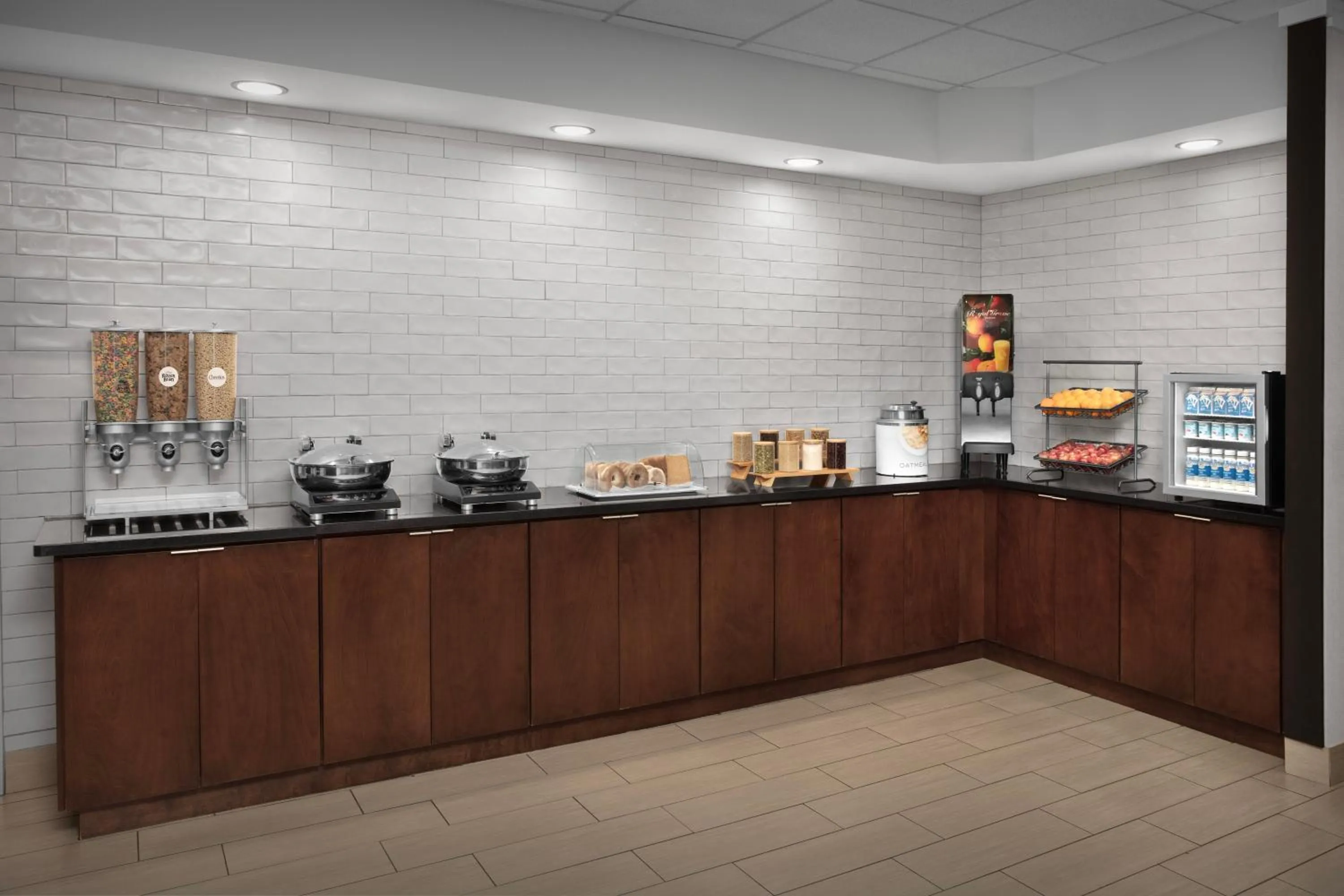 Breakfast in Fairfield Inn & Suites by Marriott Rogers