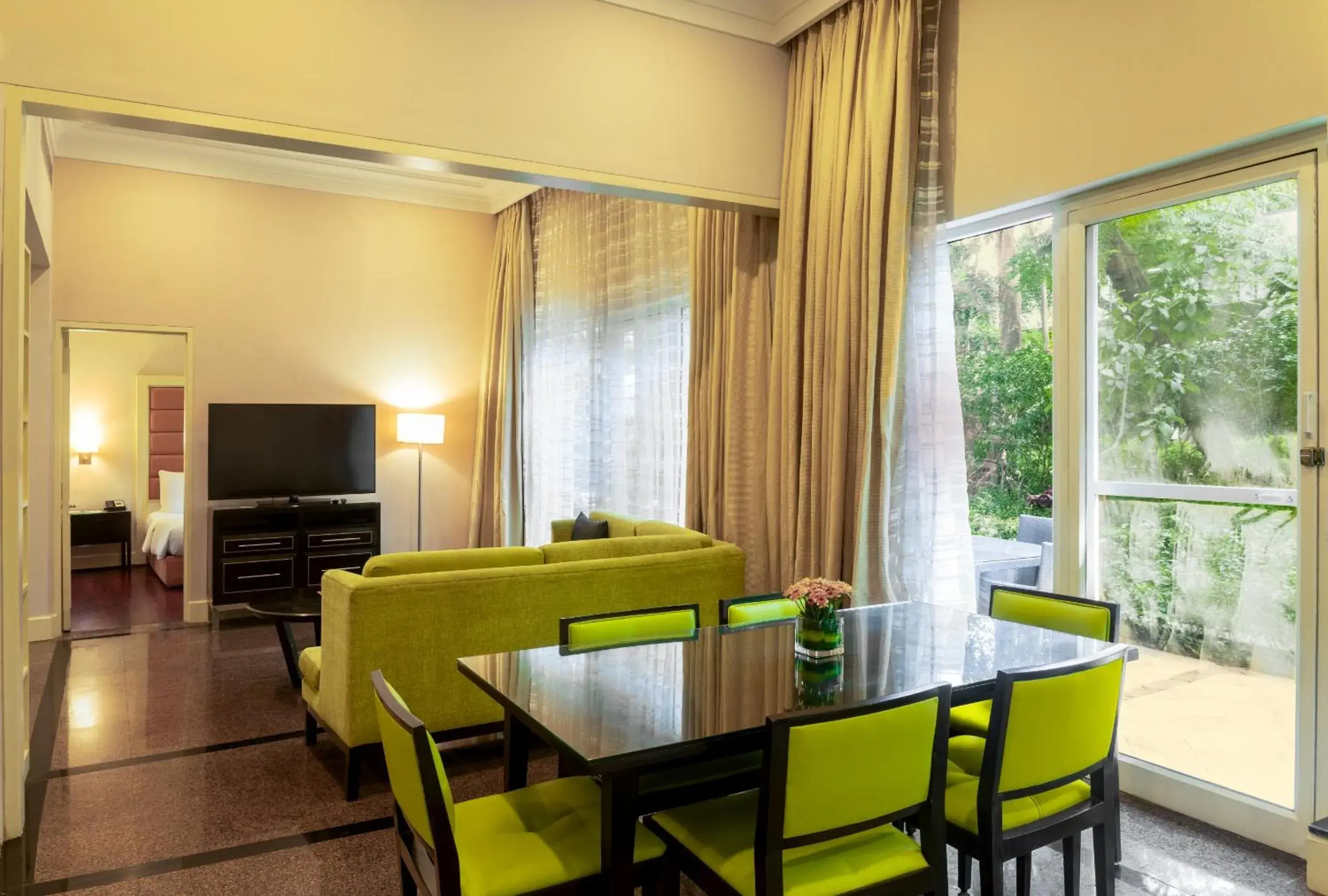 Two-Bedroom Apartment with Patio in Marriott Executive Apartment - Lakeside Chalet, Mumbai Two-Bedroom Apartment with Patio in Marriott Executive Apartment - Lakeside Chalet, Mumbai