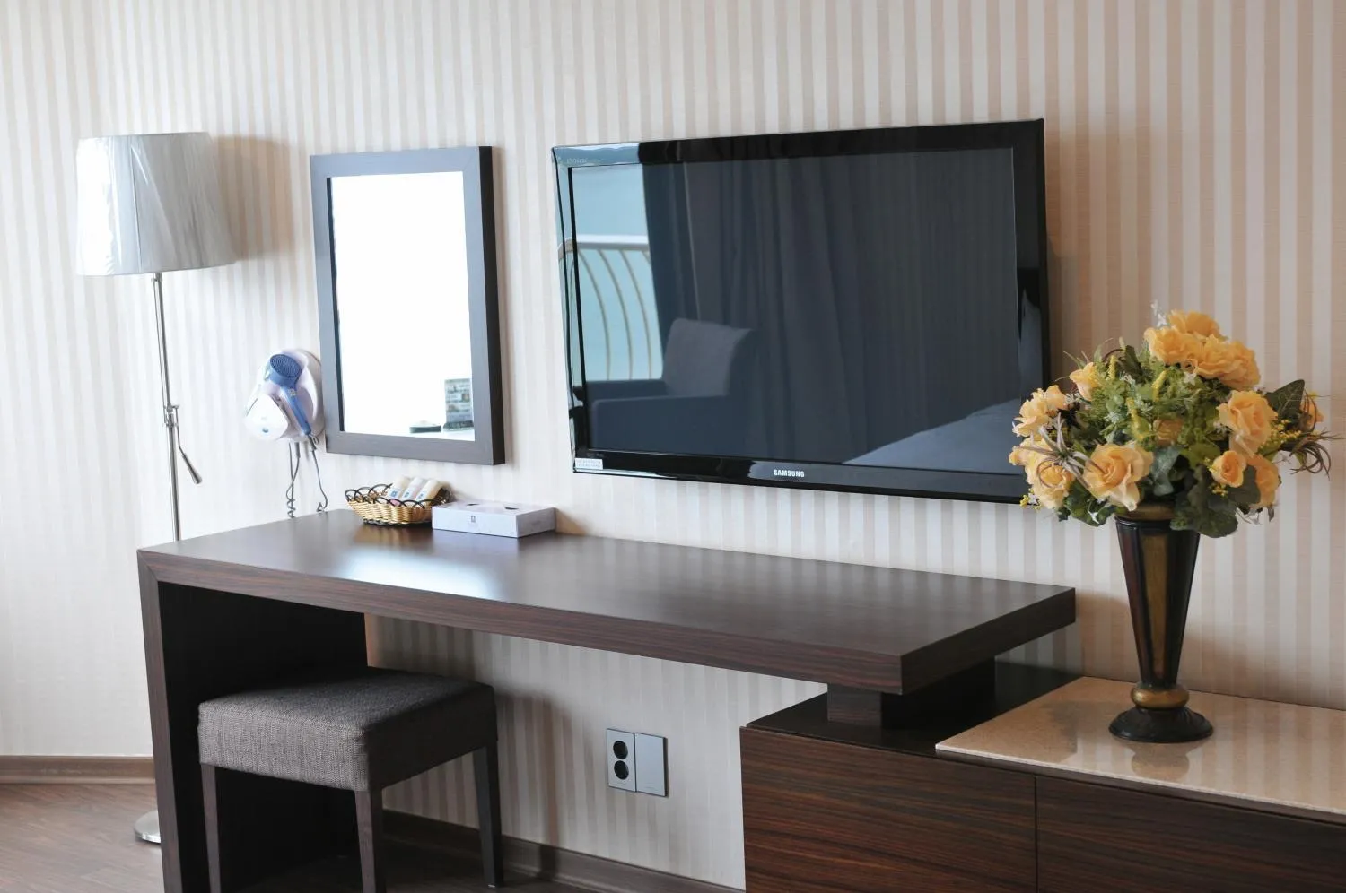 Decorative detail, TV/Entertainment Center in Songjung Hotel