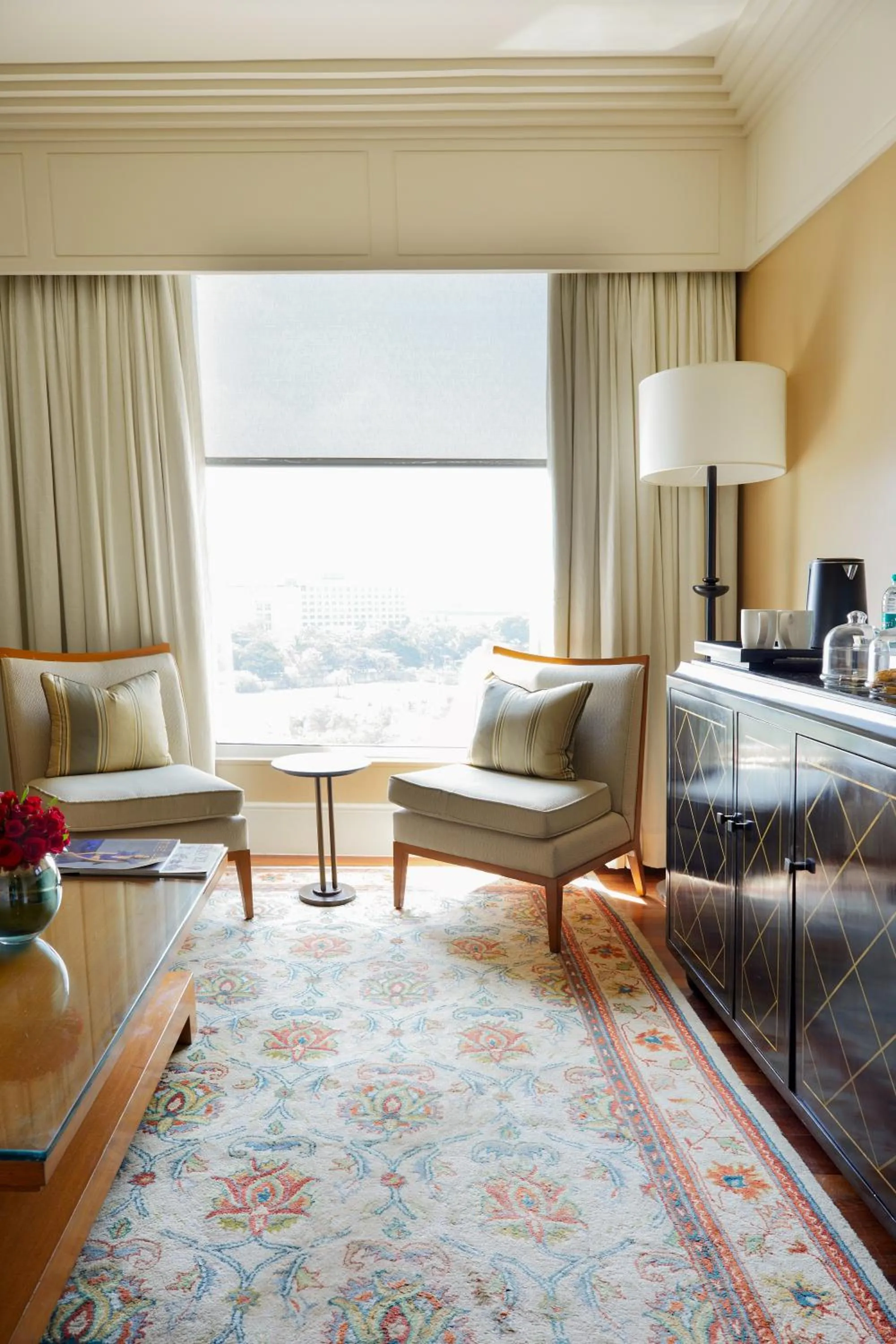 Seating area in The Leela Mumbai