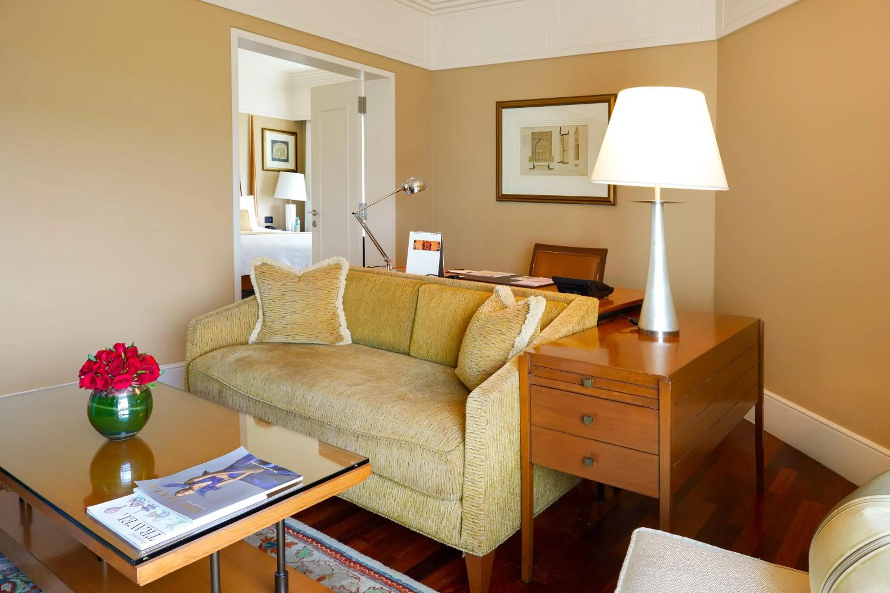 Seating area in The Leela Mumbai