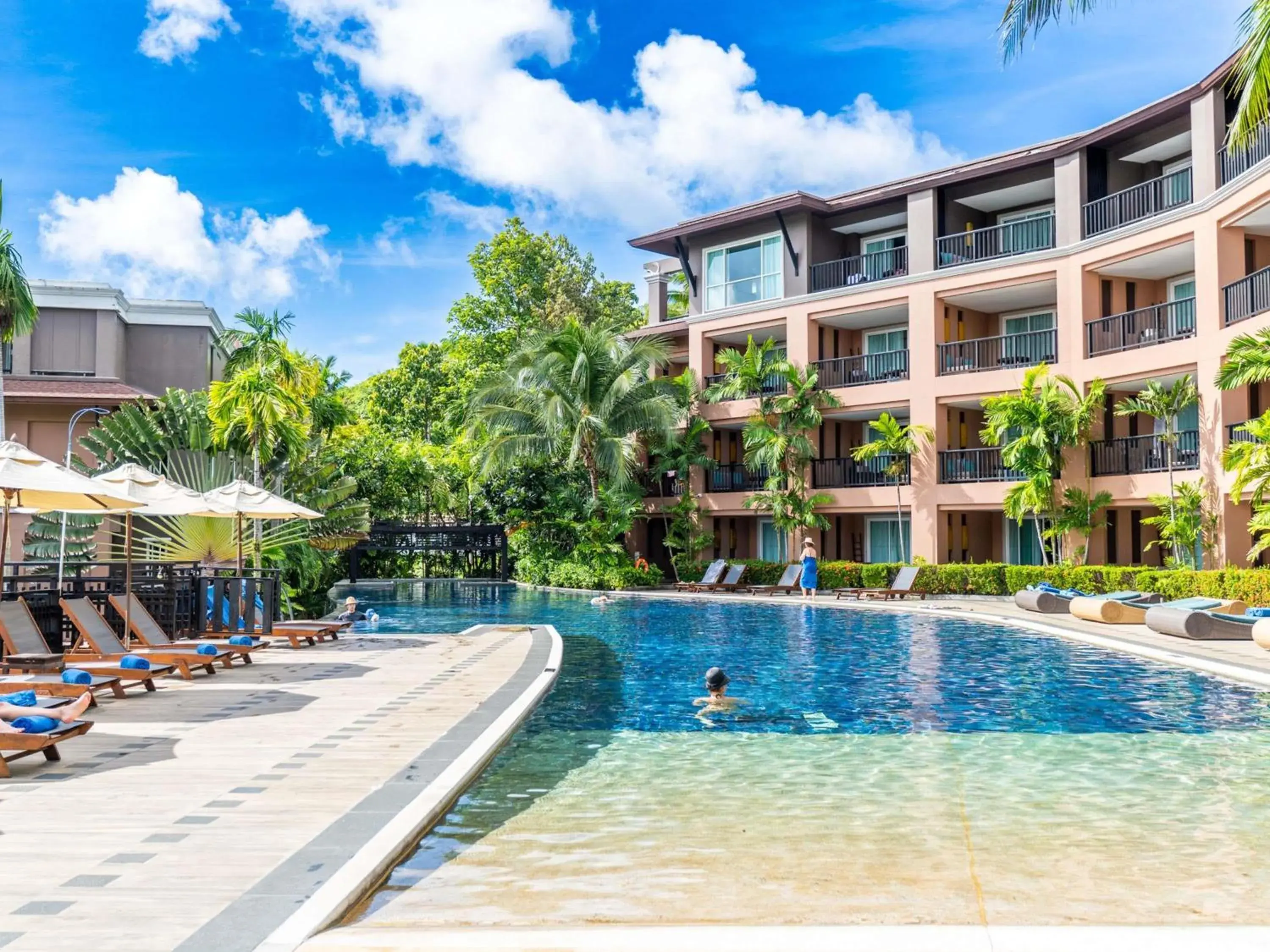 Pool view in Pullman Phuket Panwa Beach Resort Pool view in Pullman Phuket Panwa Beach Resort