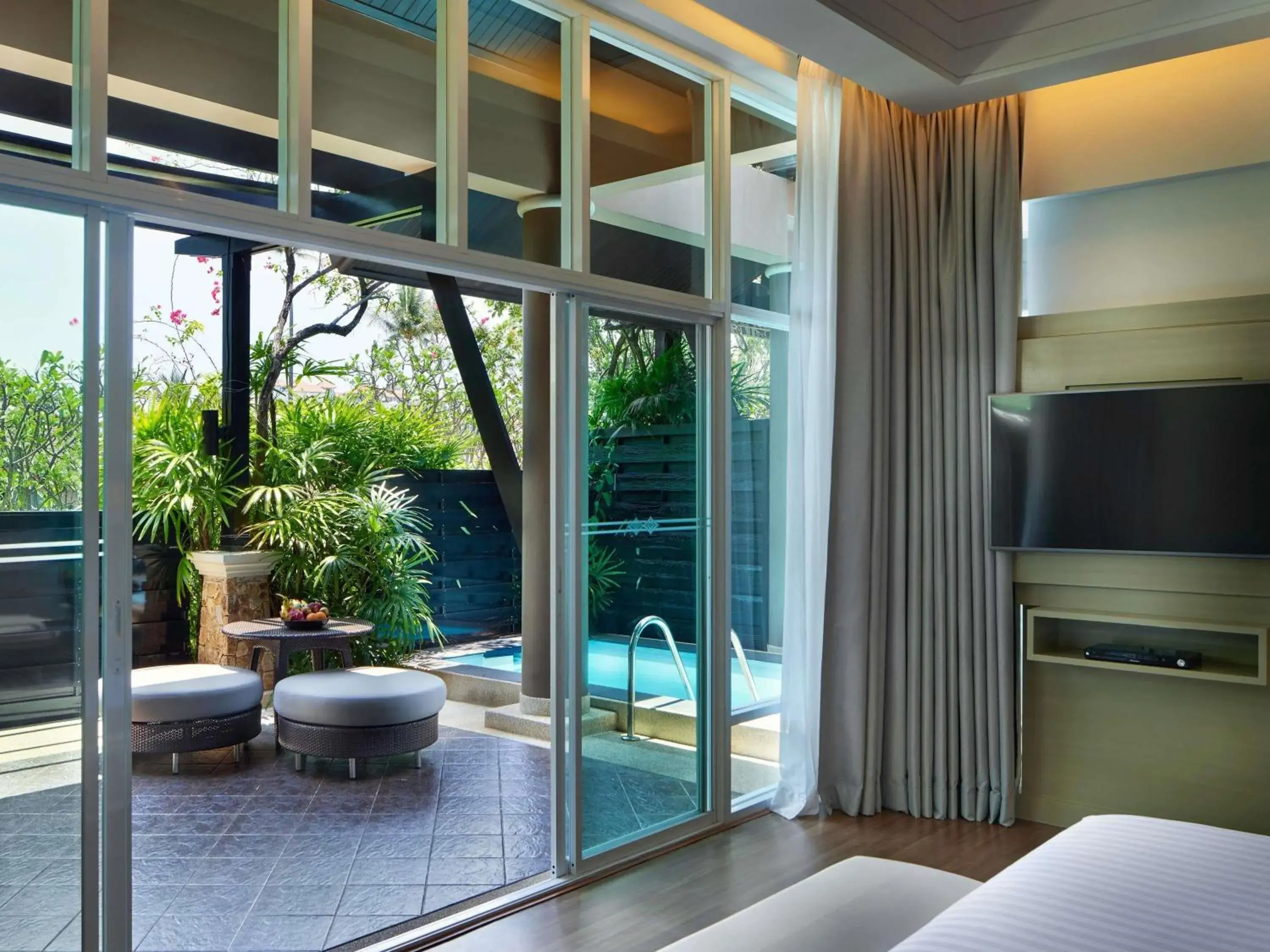 Bedroom in Pullman Phuket Panwa Beach Resort Bedroom in Pullman Phuket Panwa Beach Resort