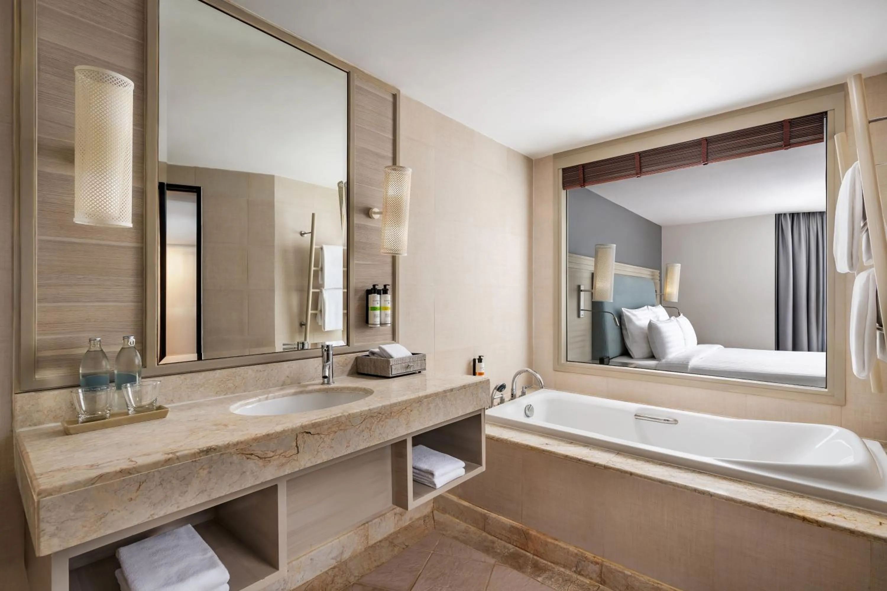 Bathroom, Bed in Pullman Phuket Panwa Beach Resort