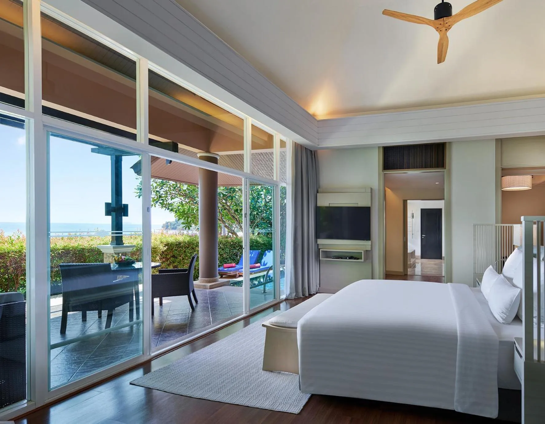 View (from property/room), Bed in Pullman Phuket Panwa Beach Resort