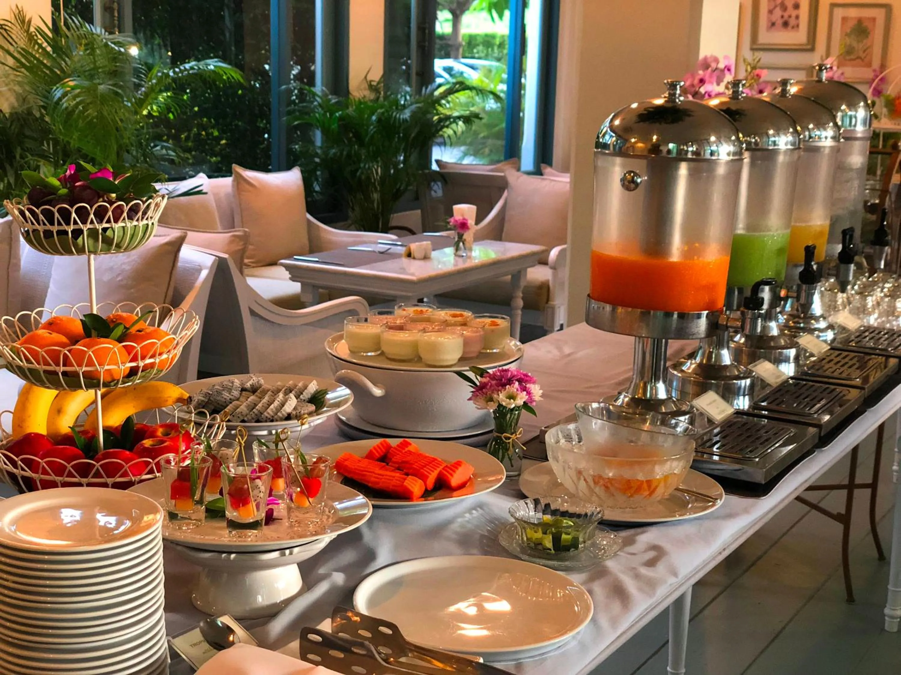 Buffet breakfast in Devasom Hua Hin Resort