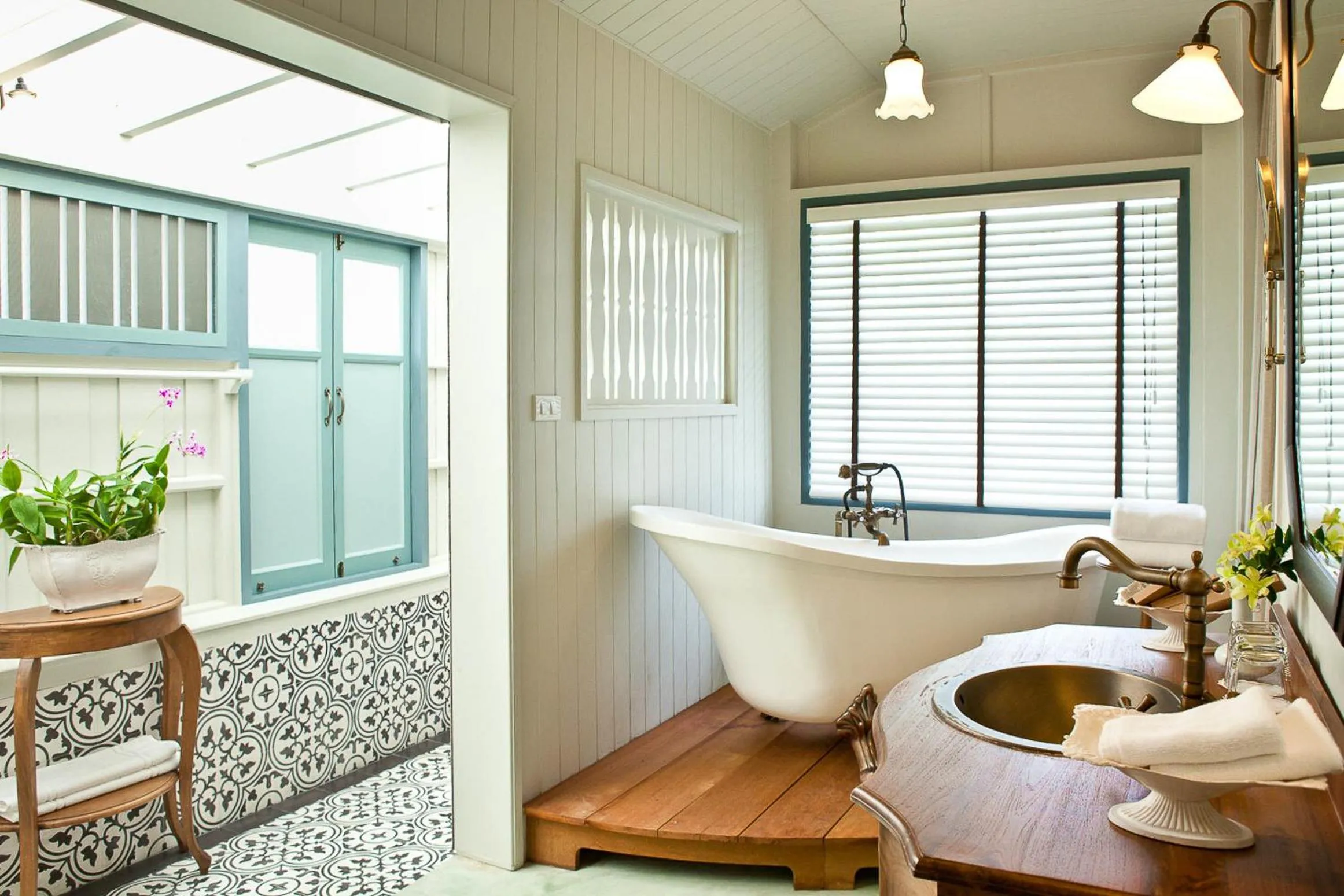 Bathroom in Devasom Hua Hin Resort