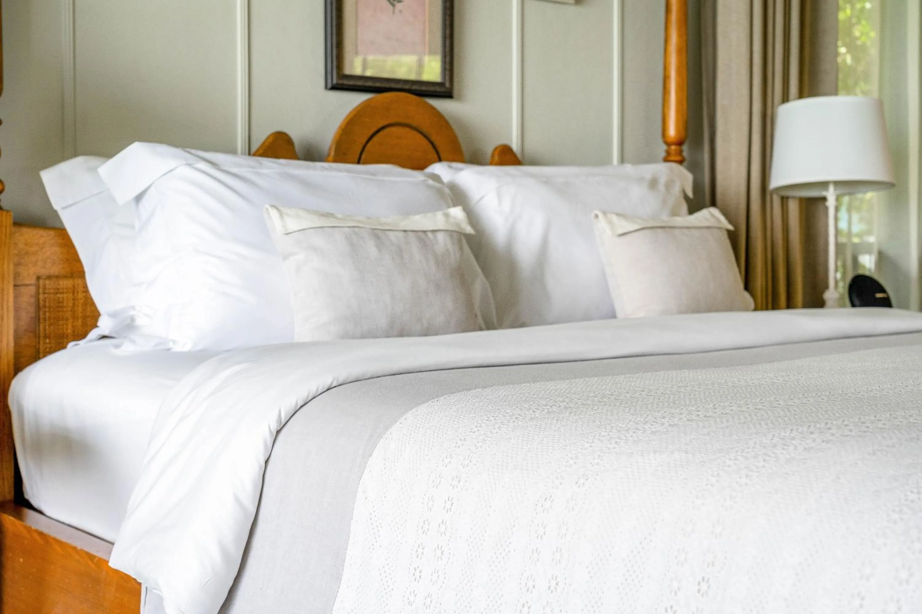 Bed in Devasom Hua Hin Resort