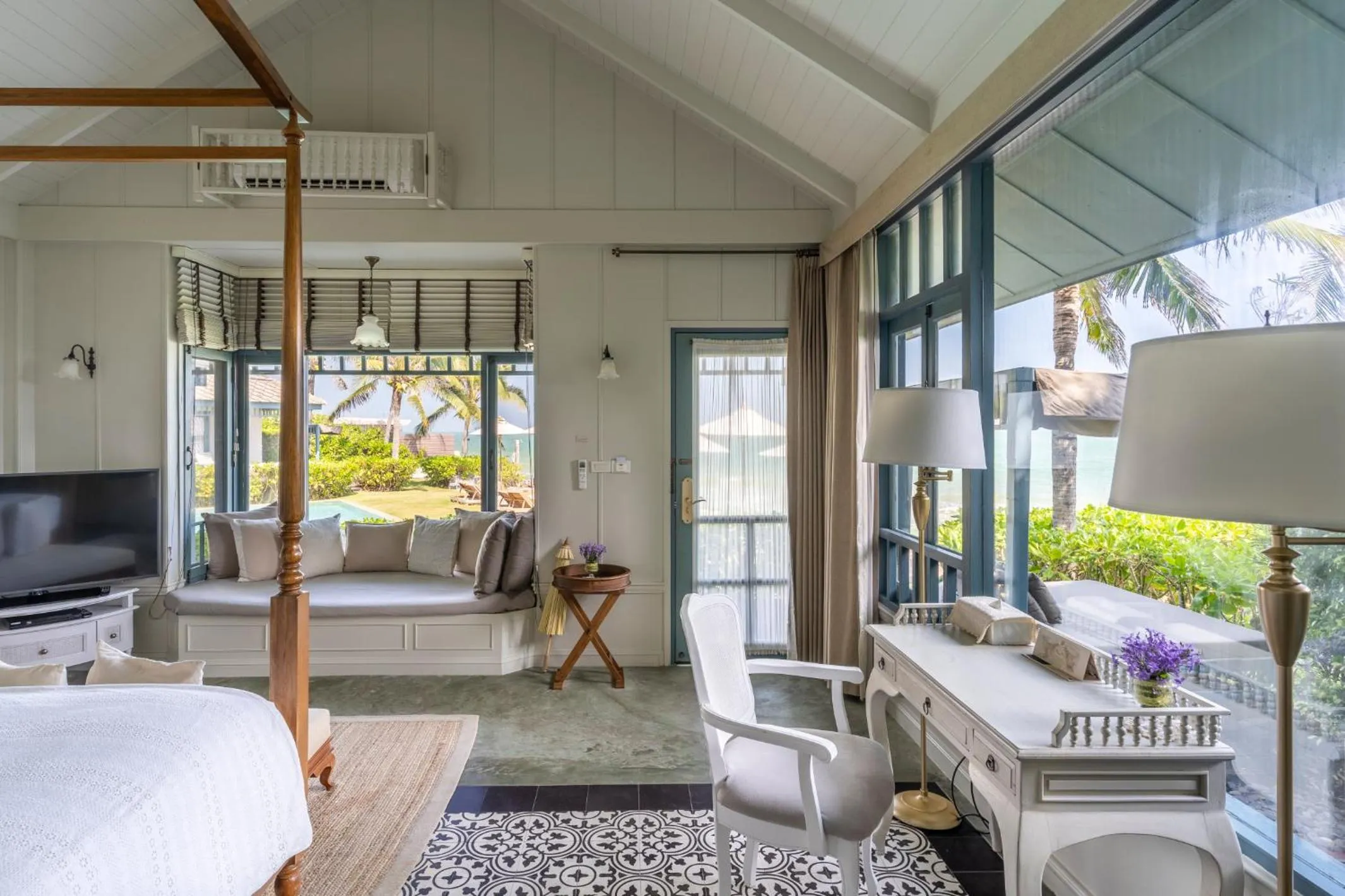 Bedroom in Devasom Hua Hin Resort