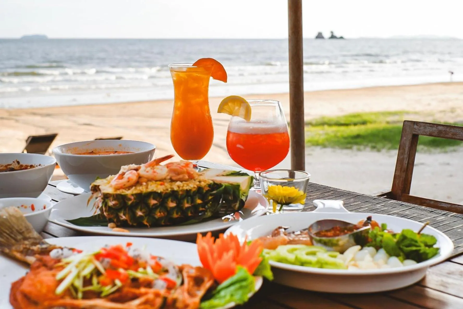 Food and drinks in Q Resort Rayong