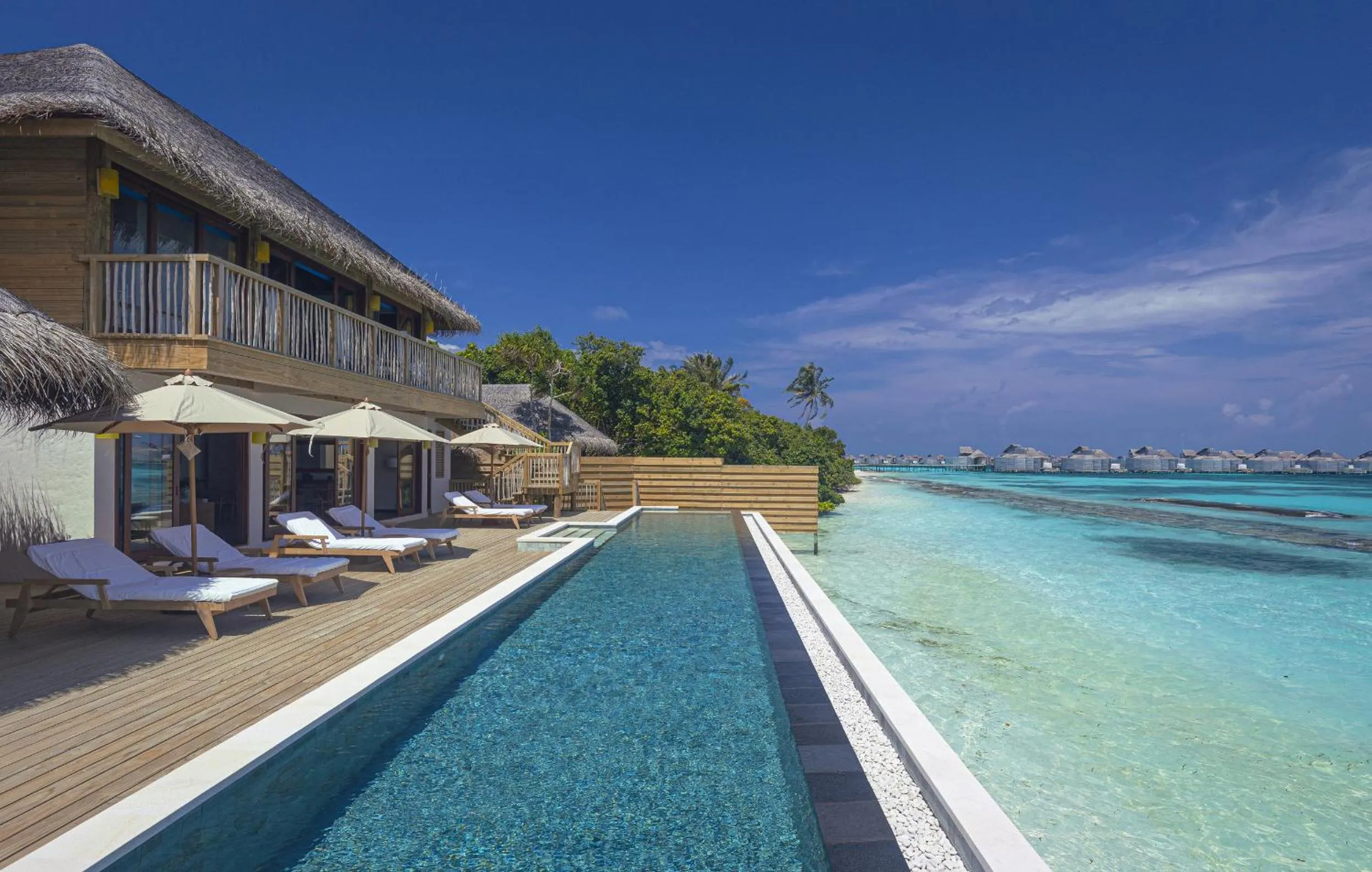 Sea view in Six Senses Laamu