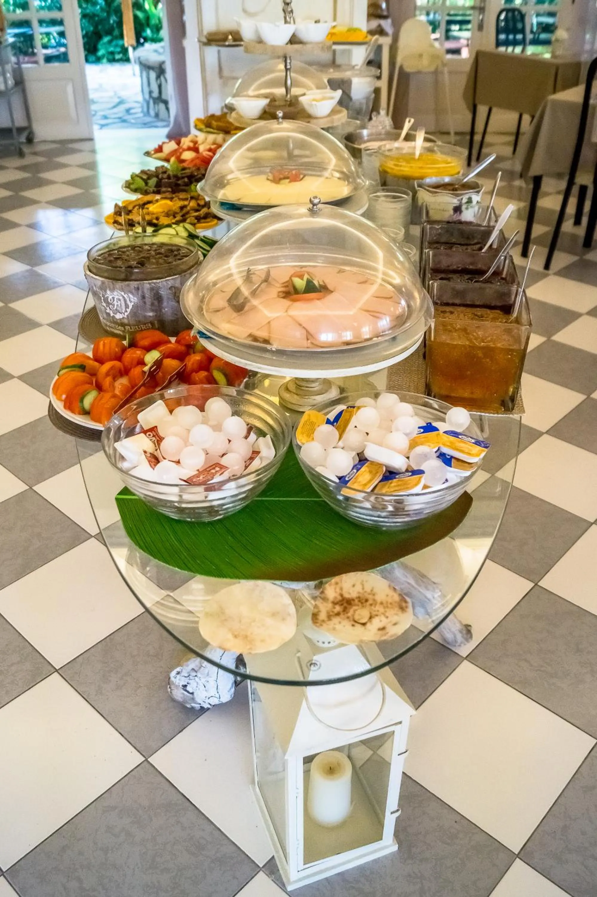 Buffet breakfast in Nefeli Hotel