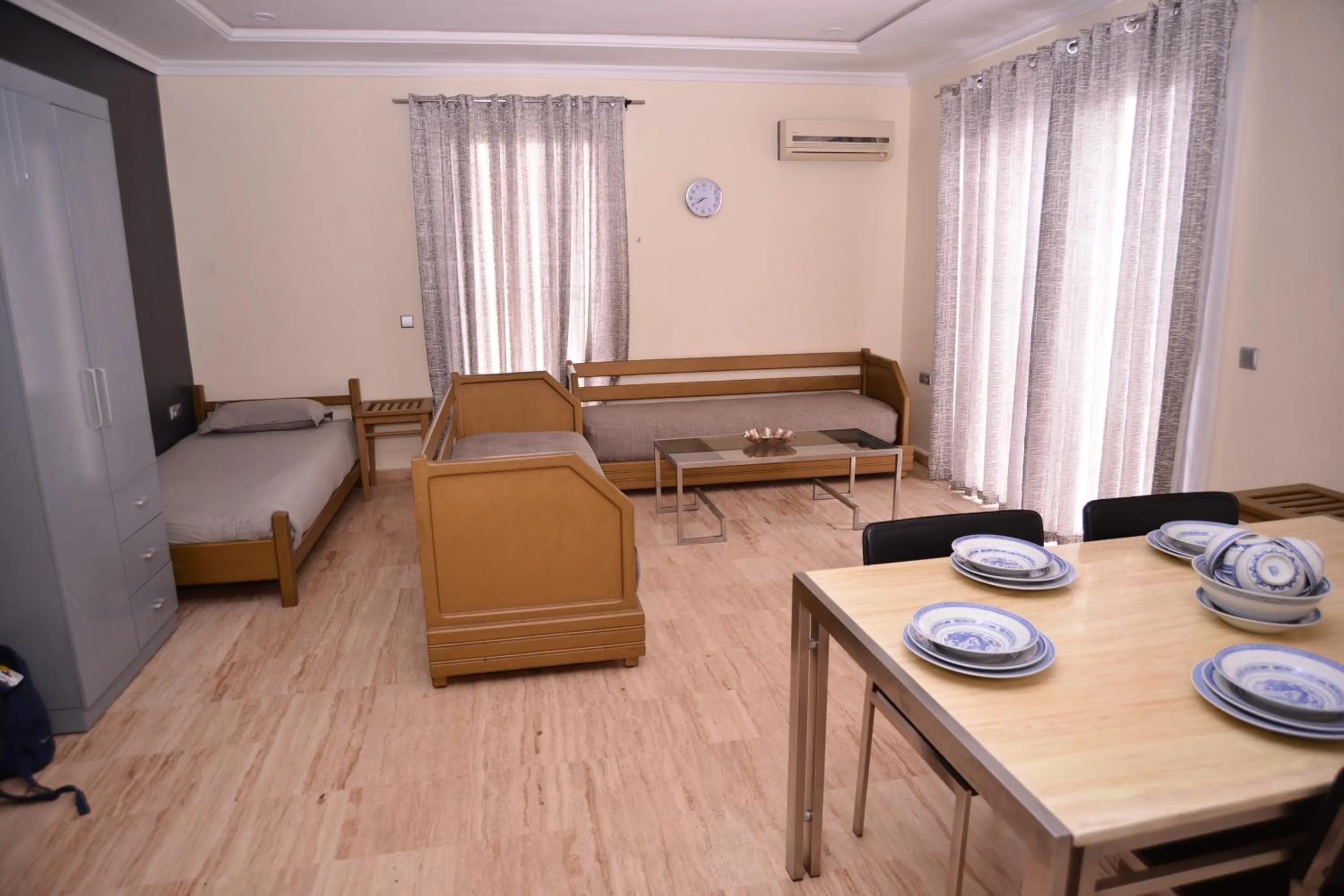 Bed in Appart Hôtel Founty Beach