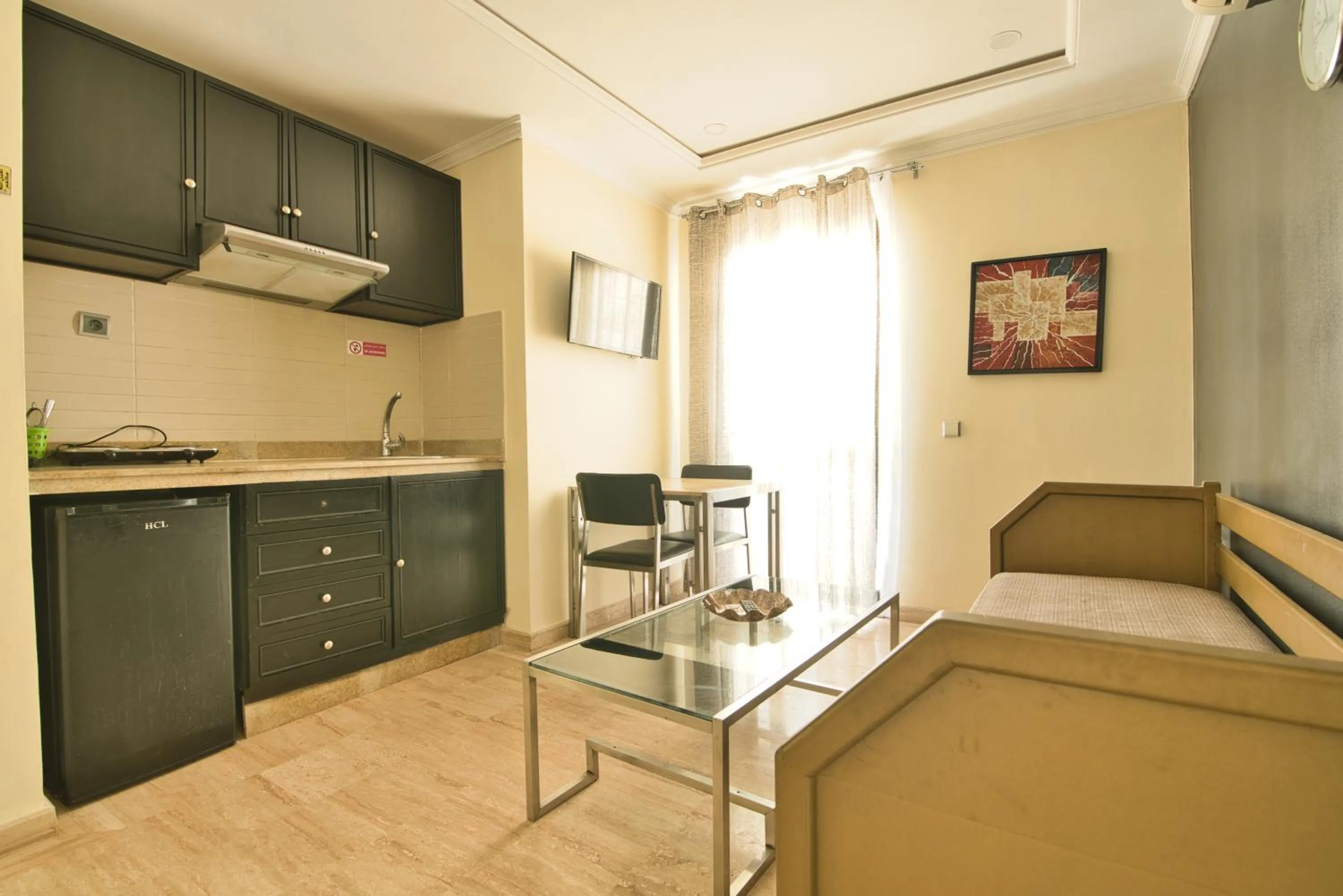 Living room in Appart Hôtel Founty Beach