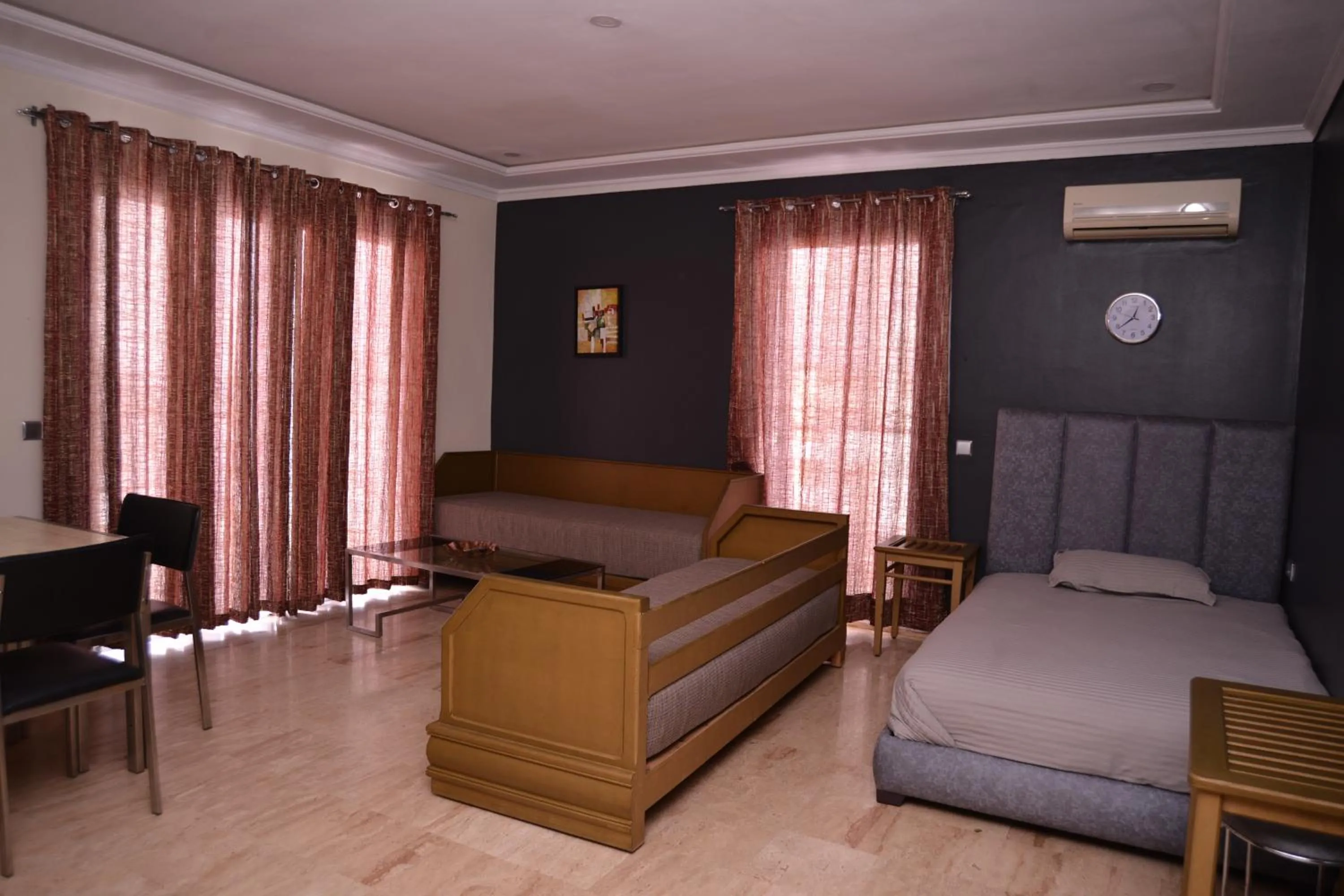 Bed in Appart Hôtel Founty Beach