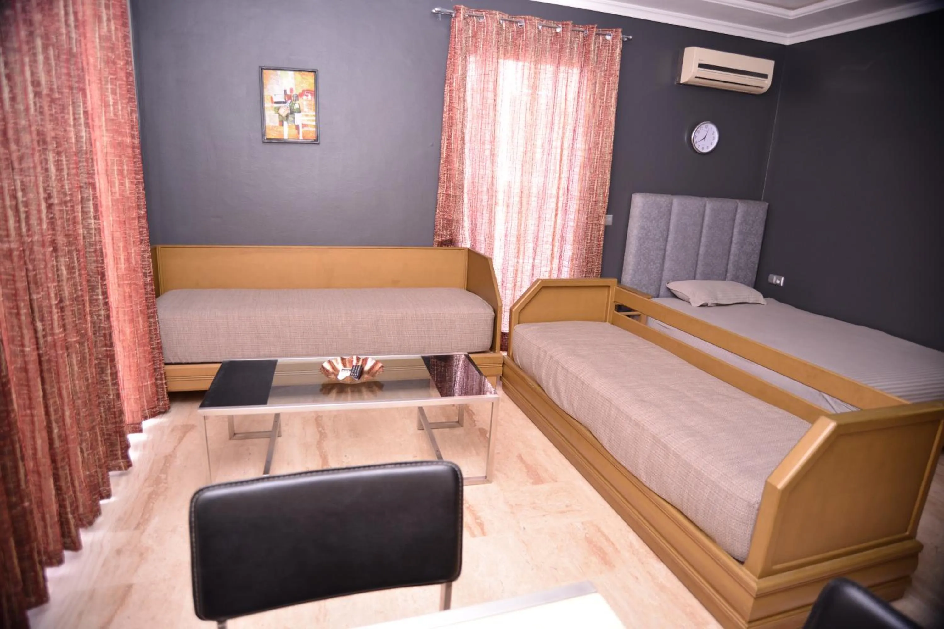 Bed in Appart Hôtel Founty Beach