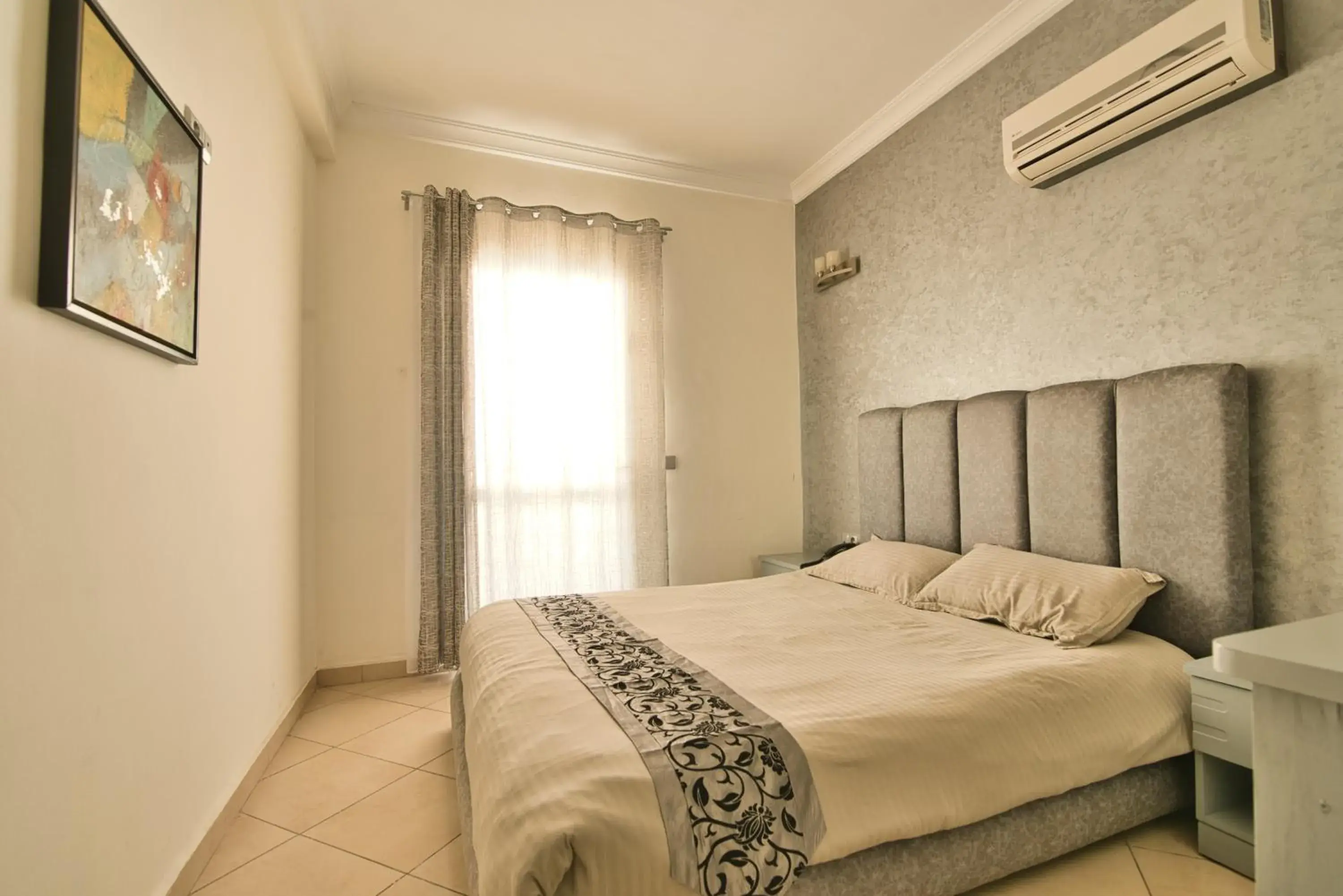 Bedroom, Bed in Appart Hôtel Founty Beach Bedroom, Bed in Appart Hôtel Founty Beach