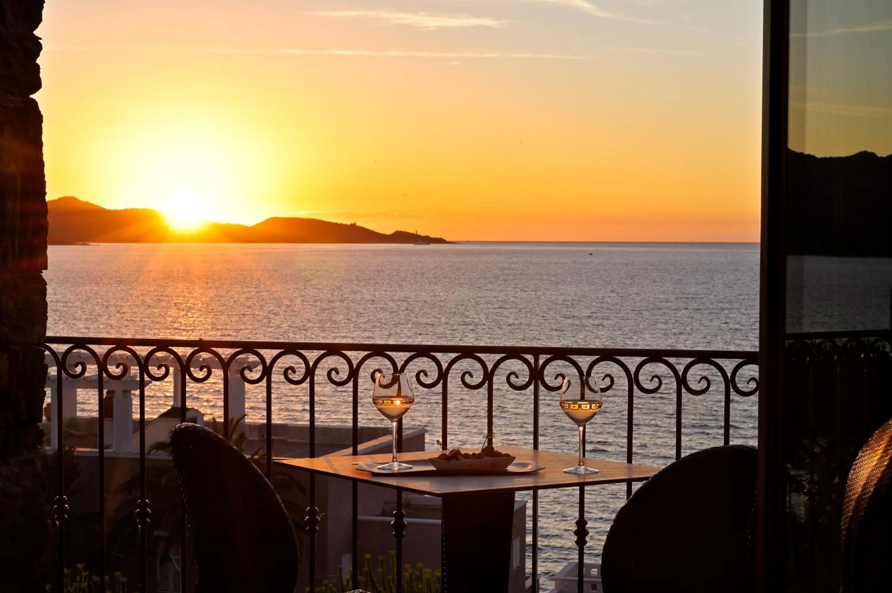 Sunset in Hôtel Demeure Loredana