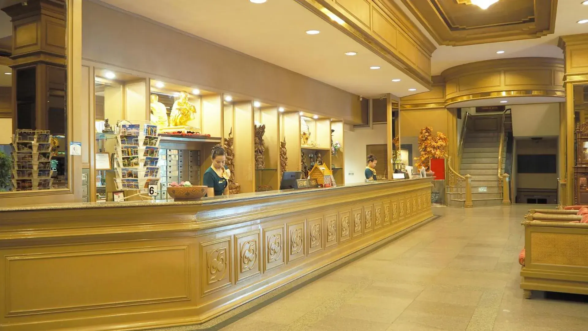 Lobby or reception in City Beach Resort Lobby or reception in City Beach Resort