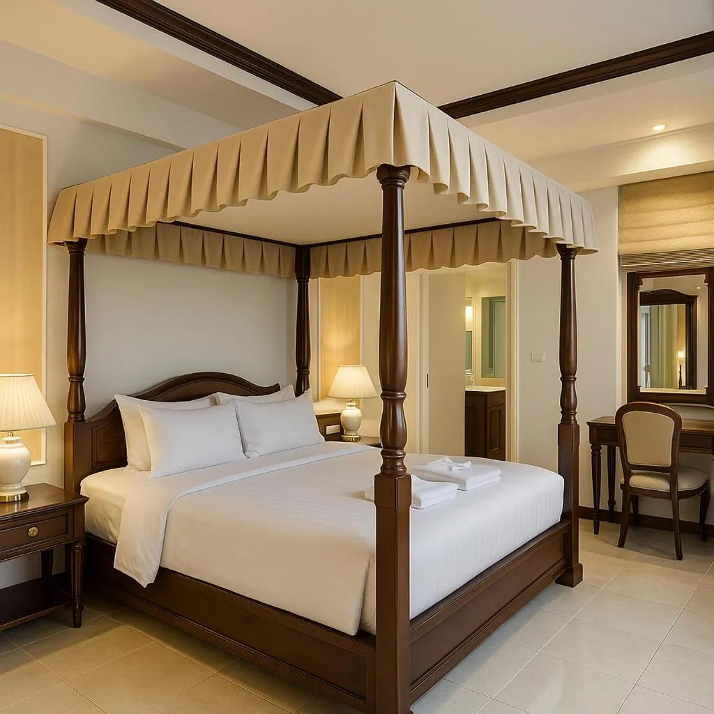 Bed in Orchid Hotel and Spa Kalim Bay