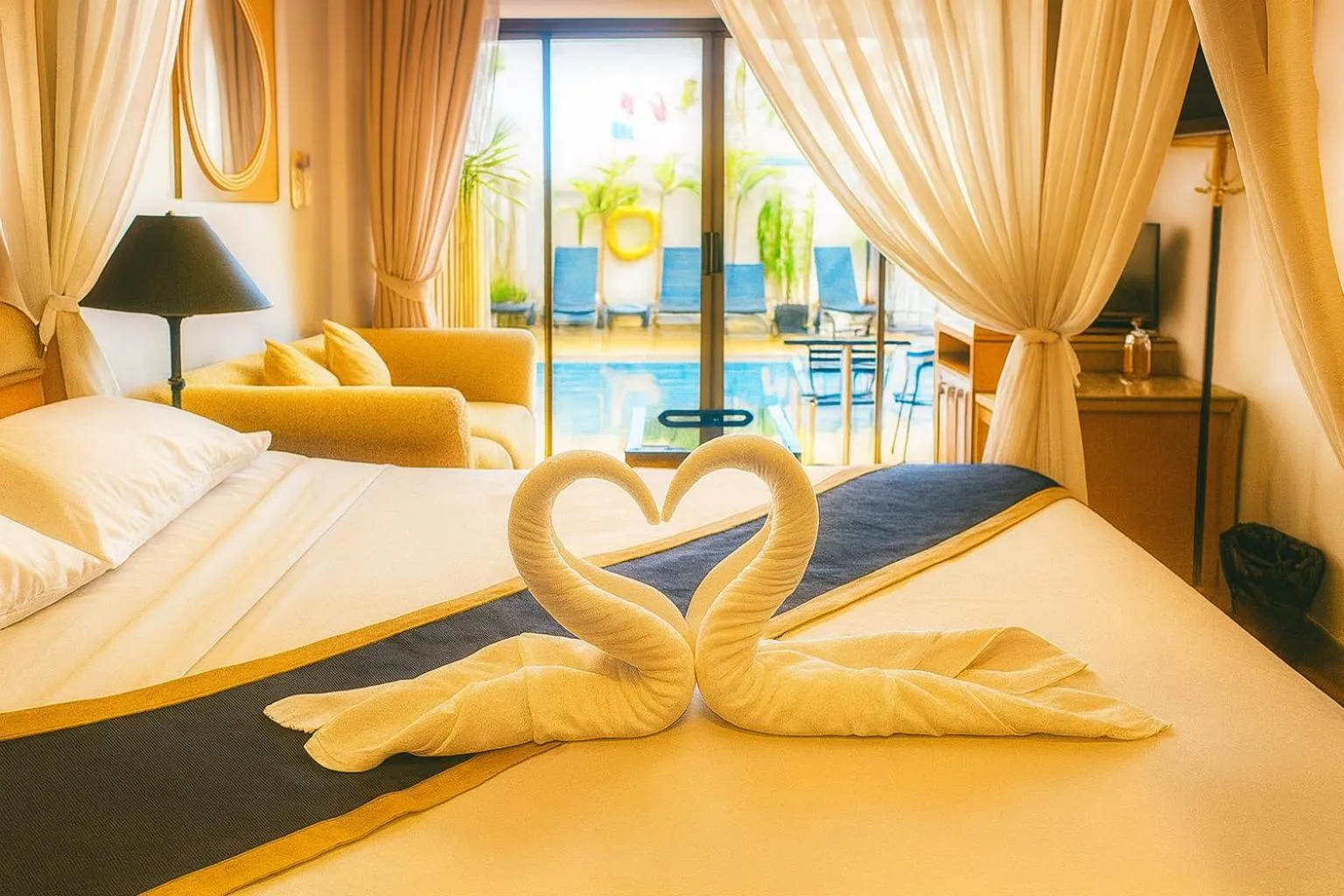 Bed in Orchid Hotel and Spa Kalim Bay