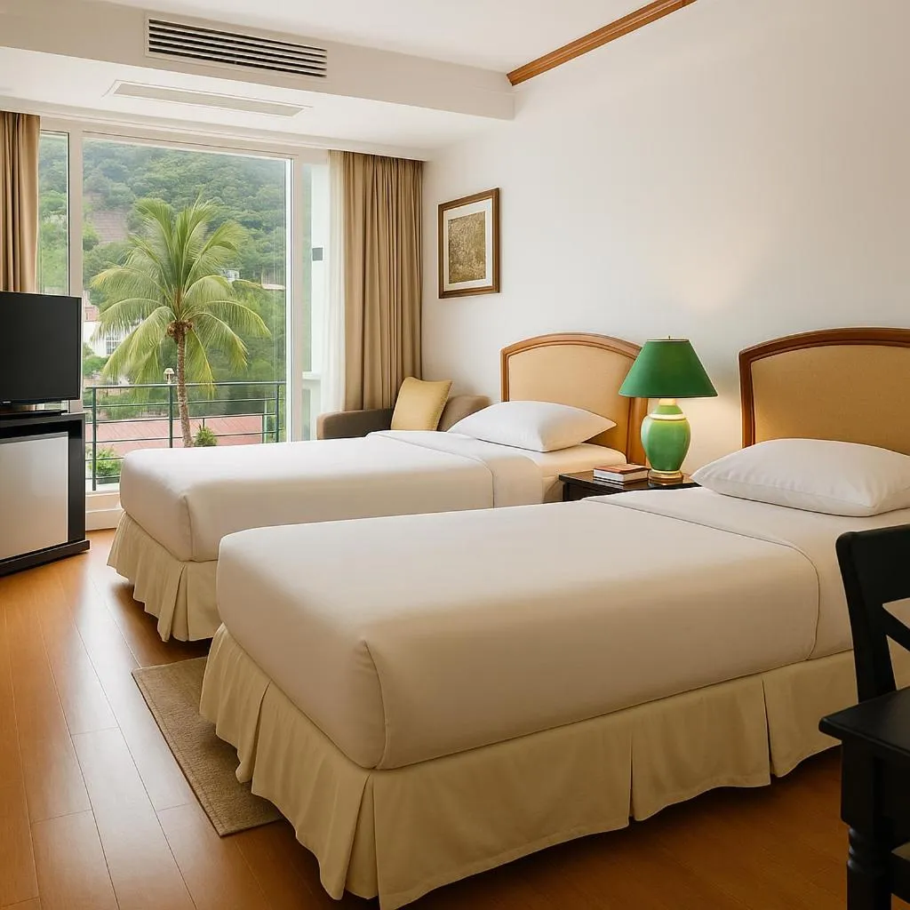 Bed in Orchid Hotel and Spa Kalim Bay