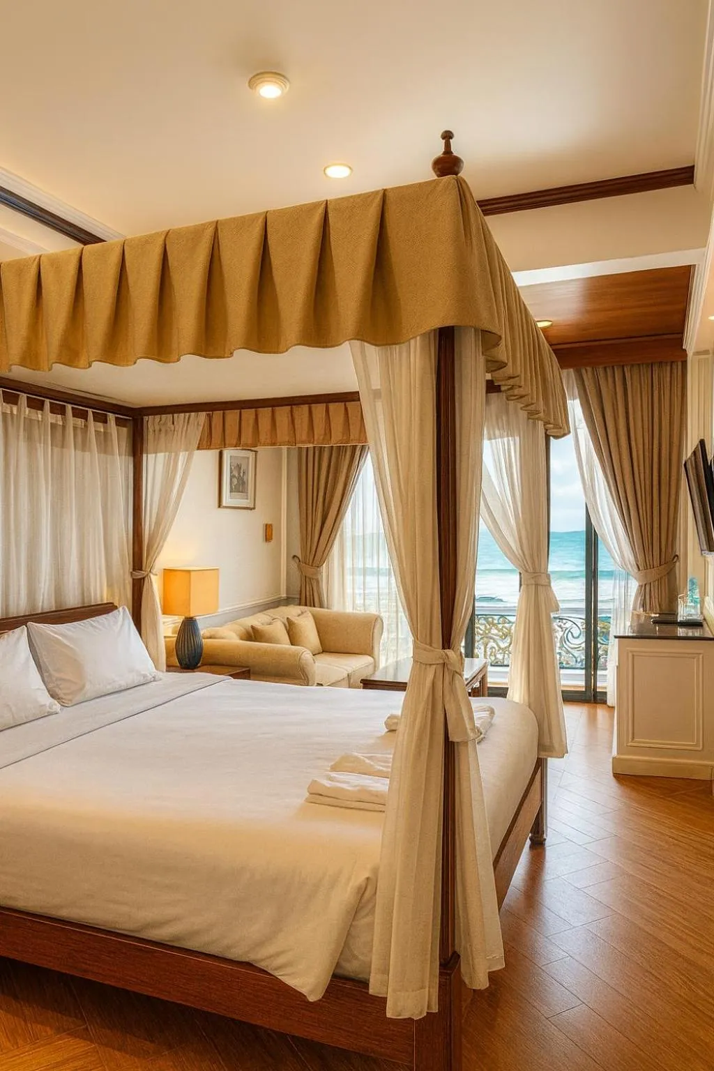 Bed in Orchid Hotel and Spa Kalim Bay