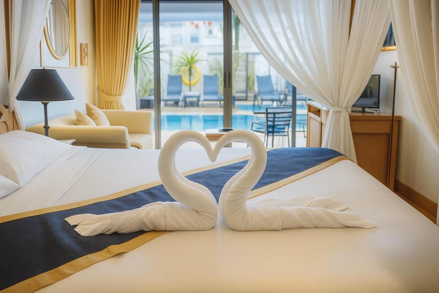 Bed in Orchid Hotel and Spa Kalim Bay