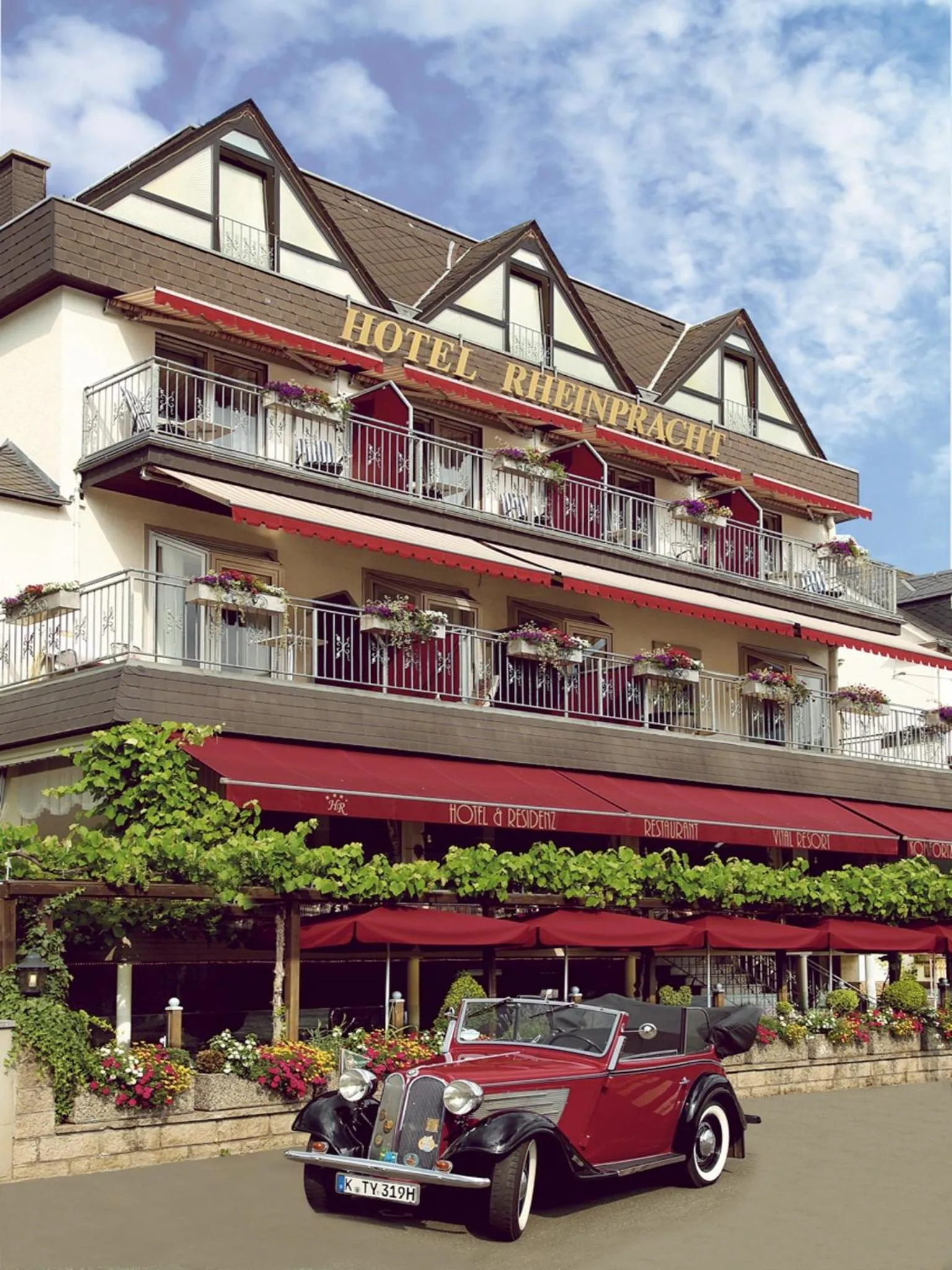 Facade/entrance in Hotel Garni Rheinpracht