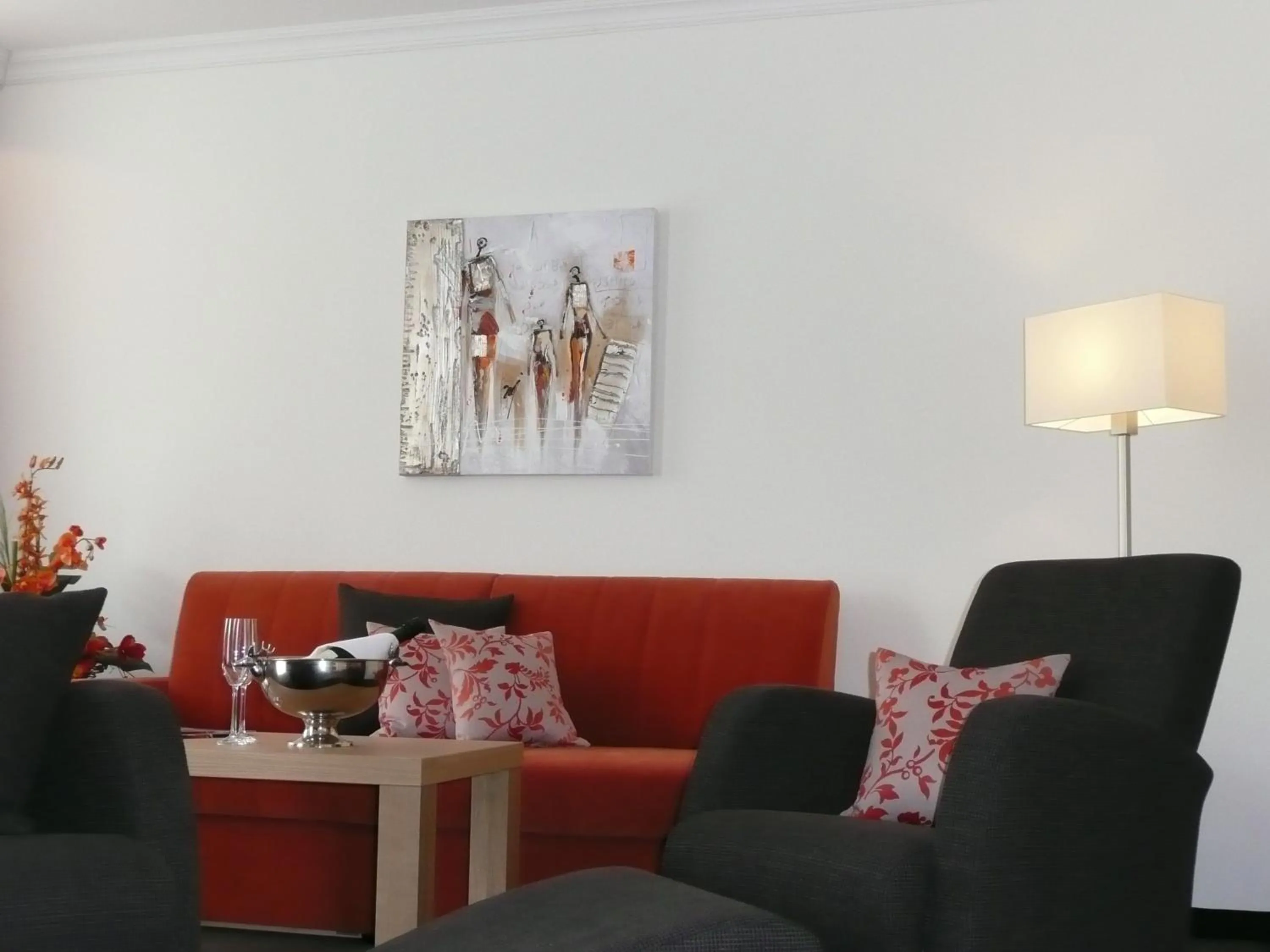 Seating area in Hotel Garni Rheinpracht
