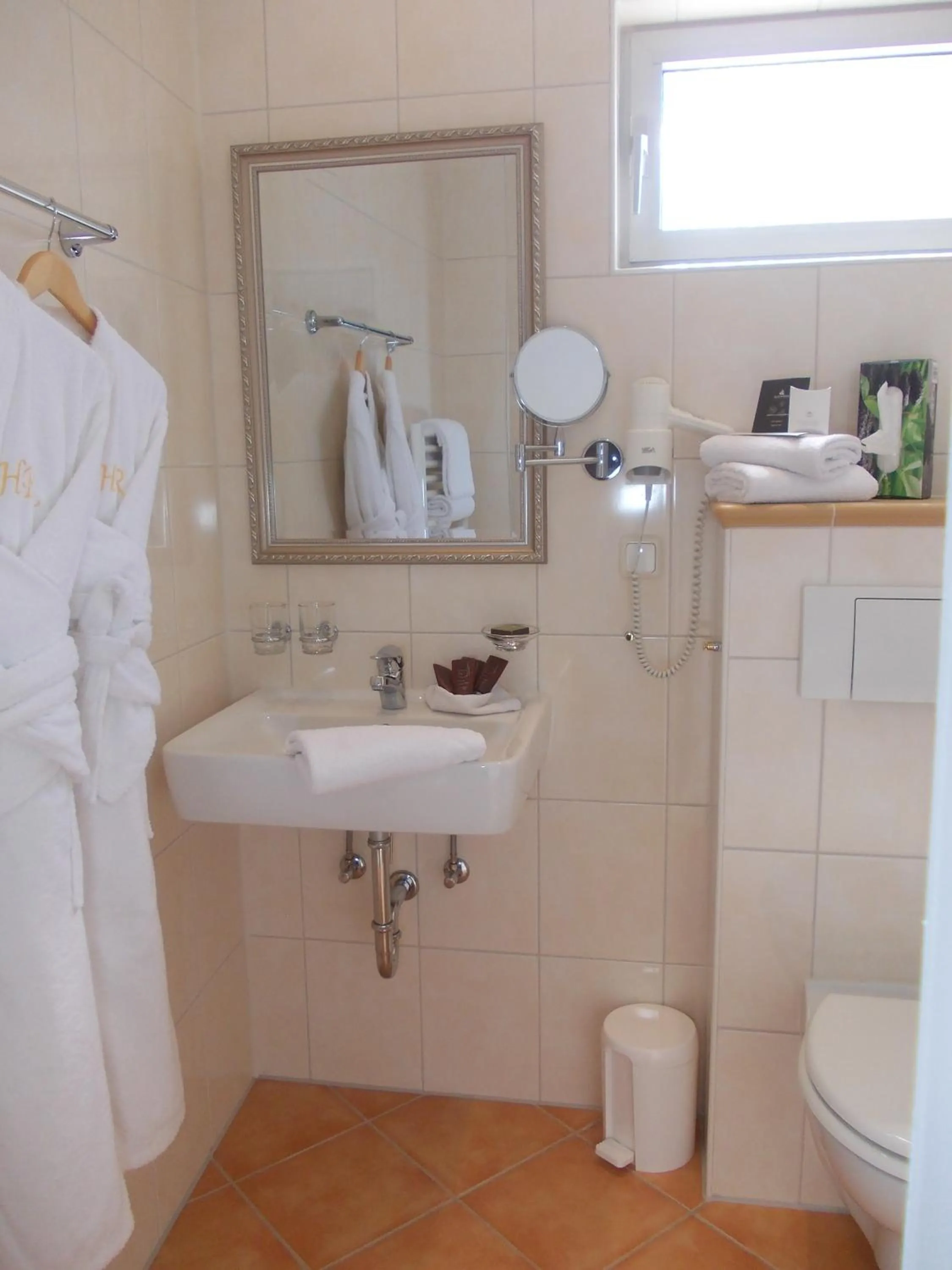 Bathroom in Hotel Garni Rheinpracht