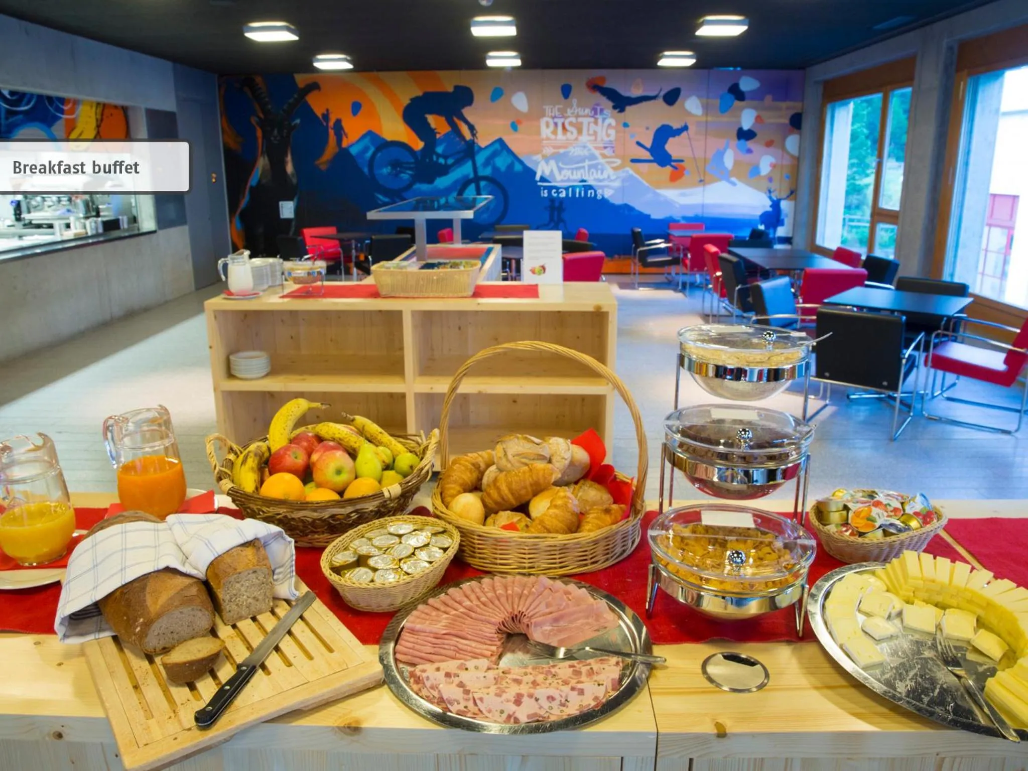 Buffet breakfast in All In One Hotel - Inn Lodge / Swiss Lodge