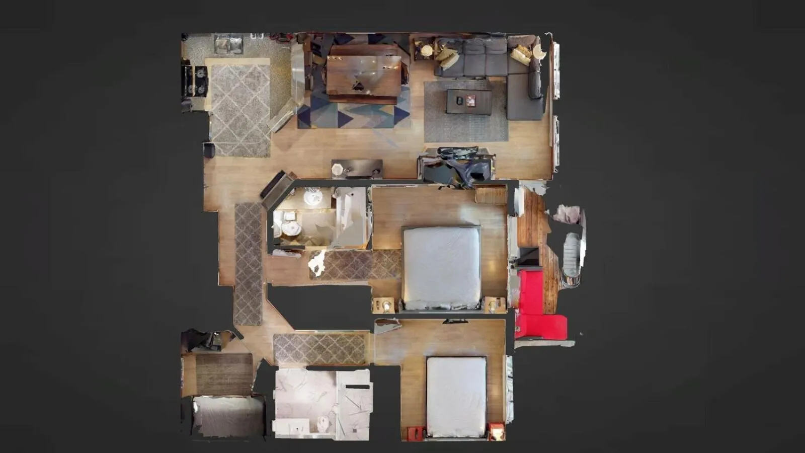 Floor plan in Powderhorn by Whistler Blackcomb Vacation Rentals
