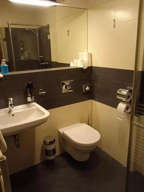 Bathroom in Hotelík Košice