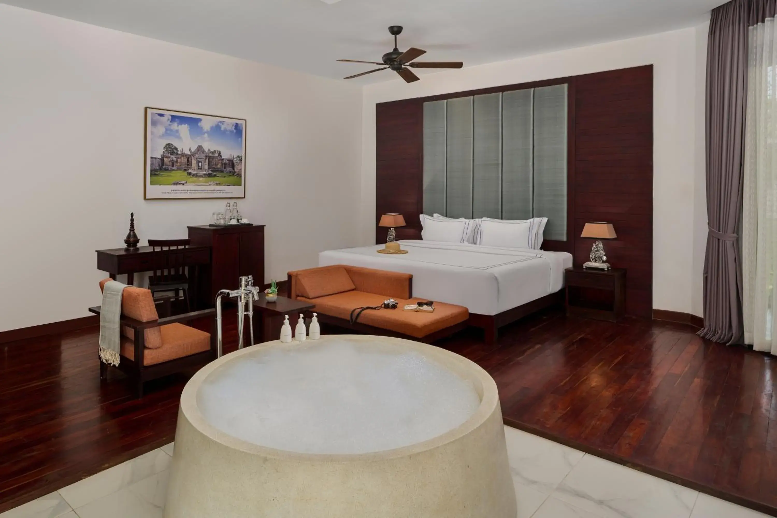 Photo of the whole room, Bed in The Embassy Angkor Resort & Spa Photo of the whole room, Bed in The Embassy Angkor Resort & Spa