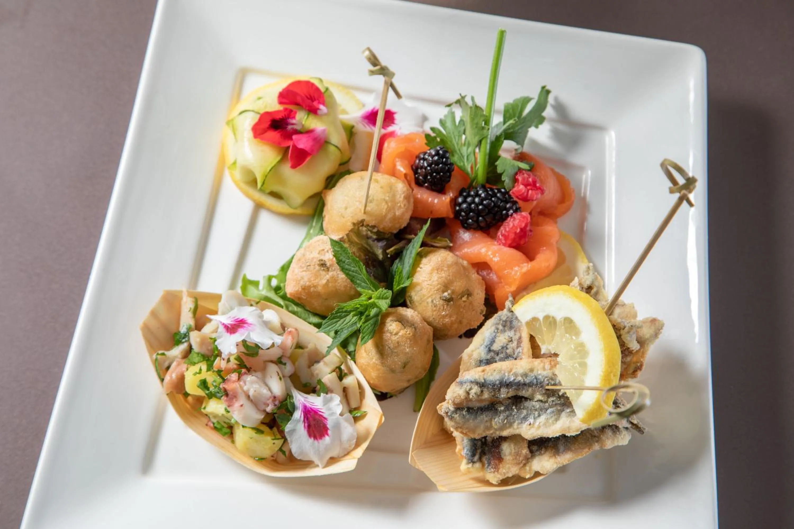 Food and drinks in Hotel Miramare