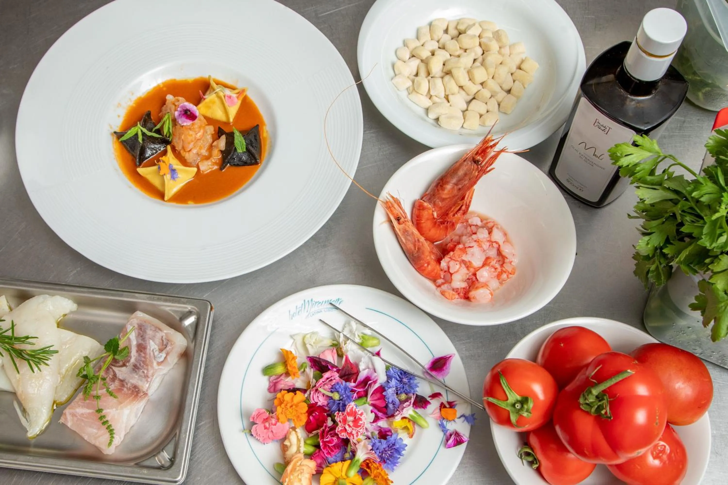 Food and drinks in Hotel Miramare