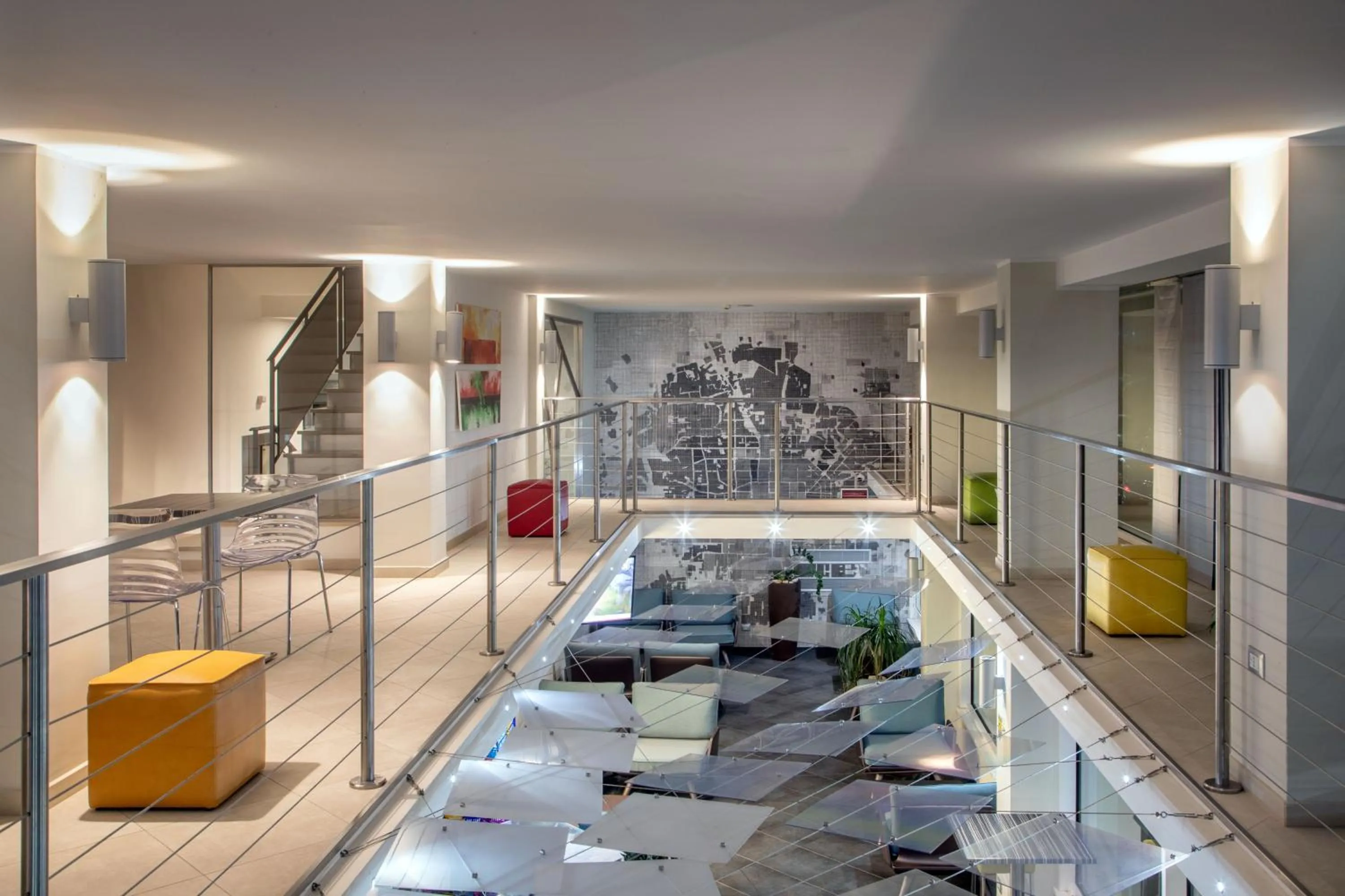 Communal lounge/ TV room in Hotel Miramare