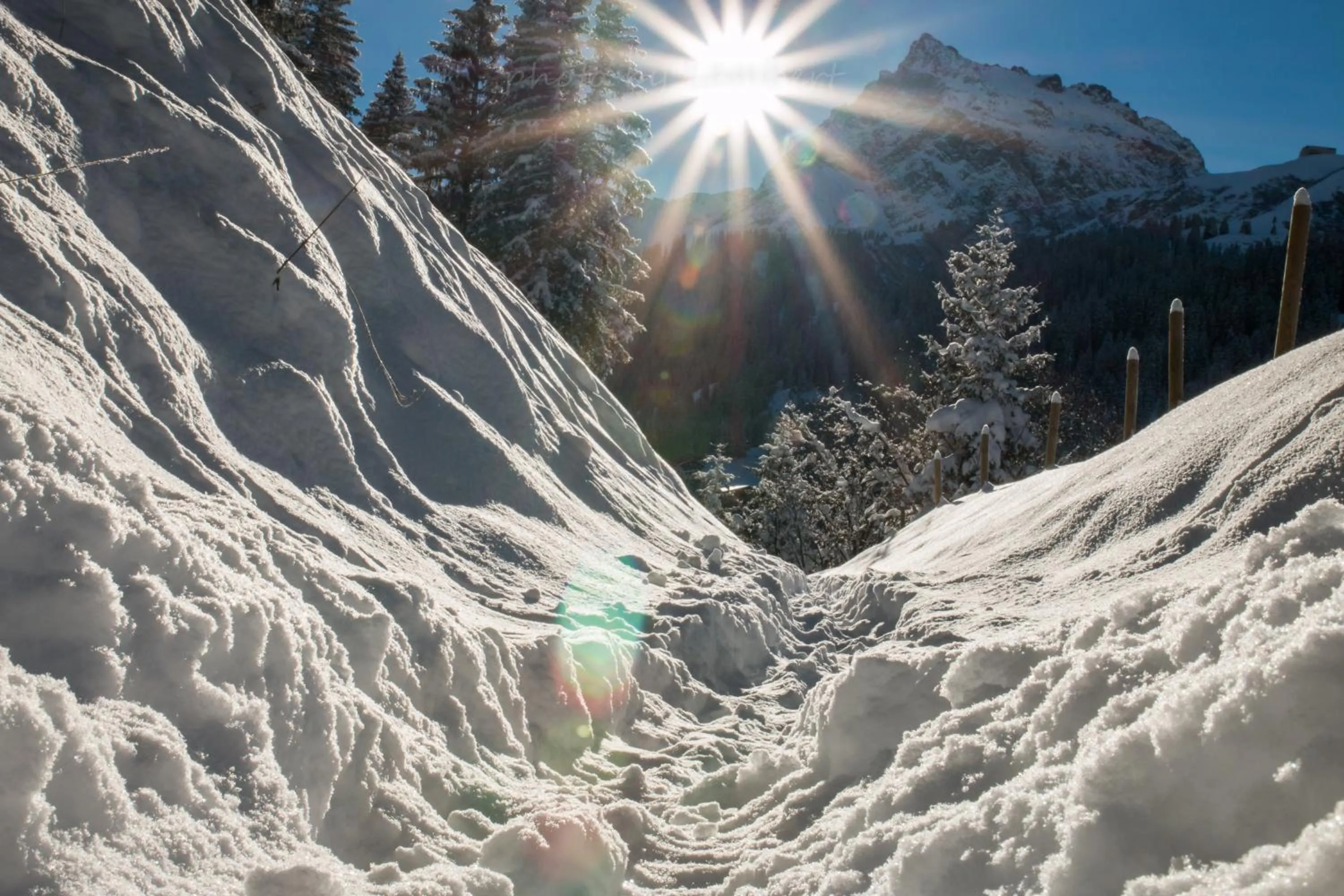 Natural landscape in Hotel Bradabella - Montafon
