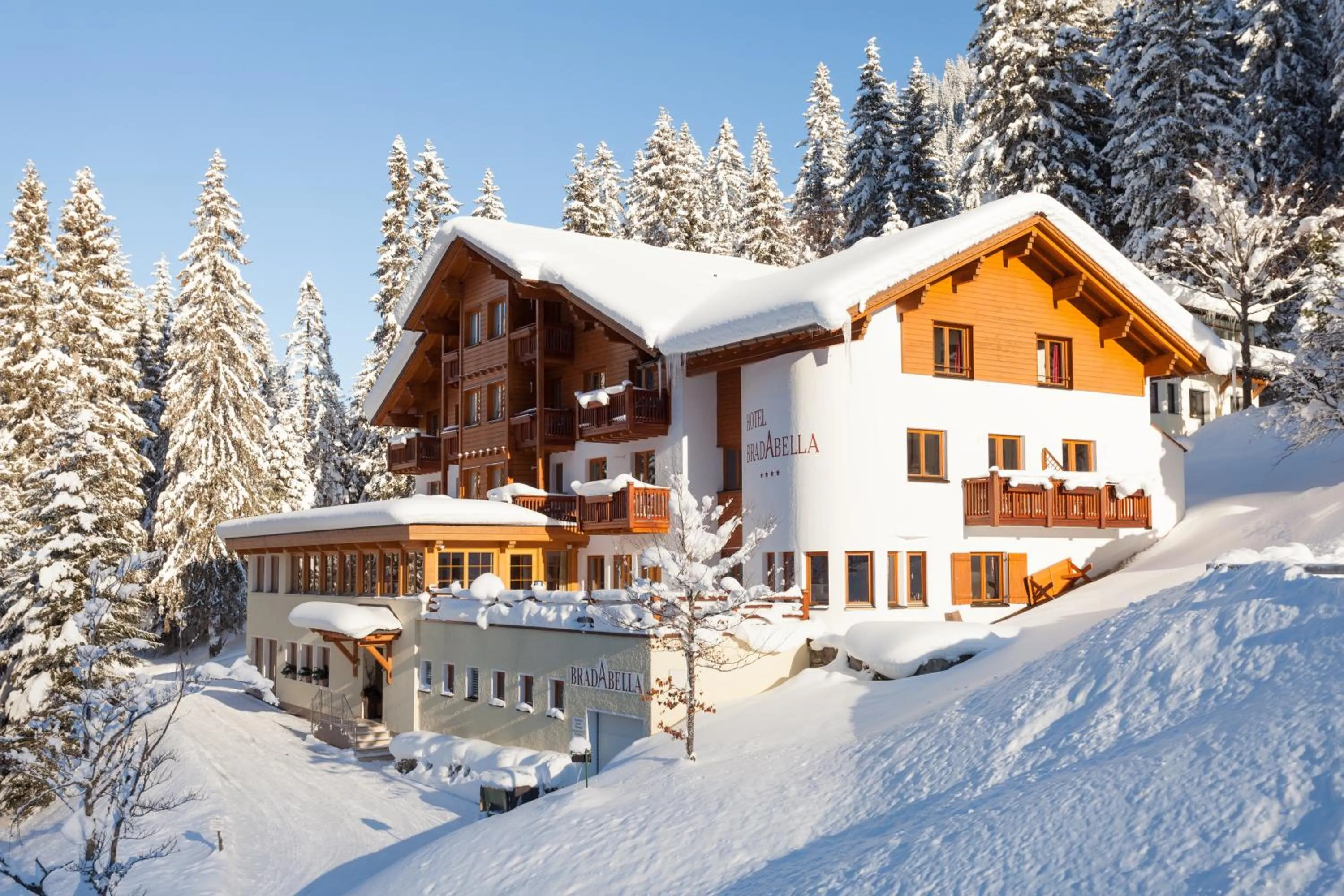 Property building in Hotel Bradabella - Montafon