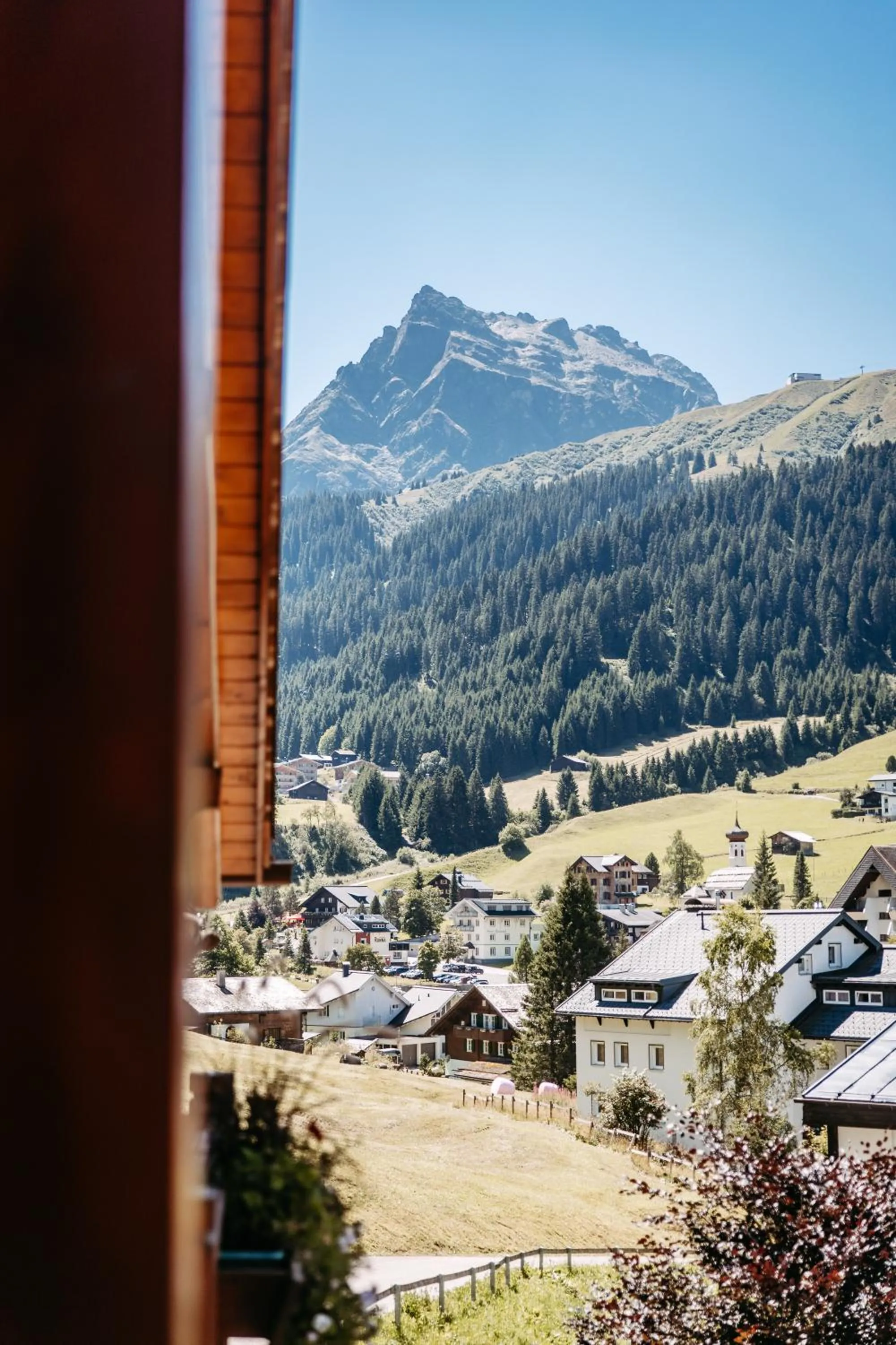 View (from property/room) in Hotel Bradabella - Montafon
