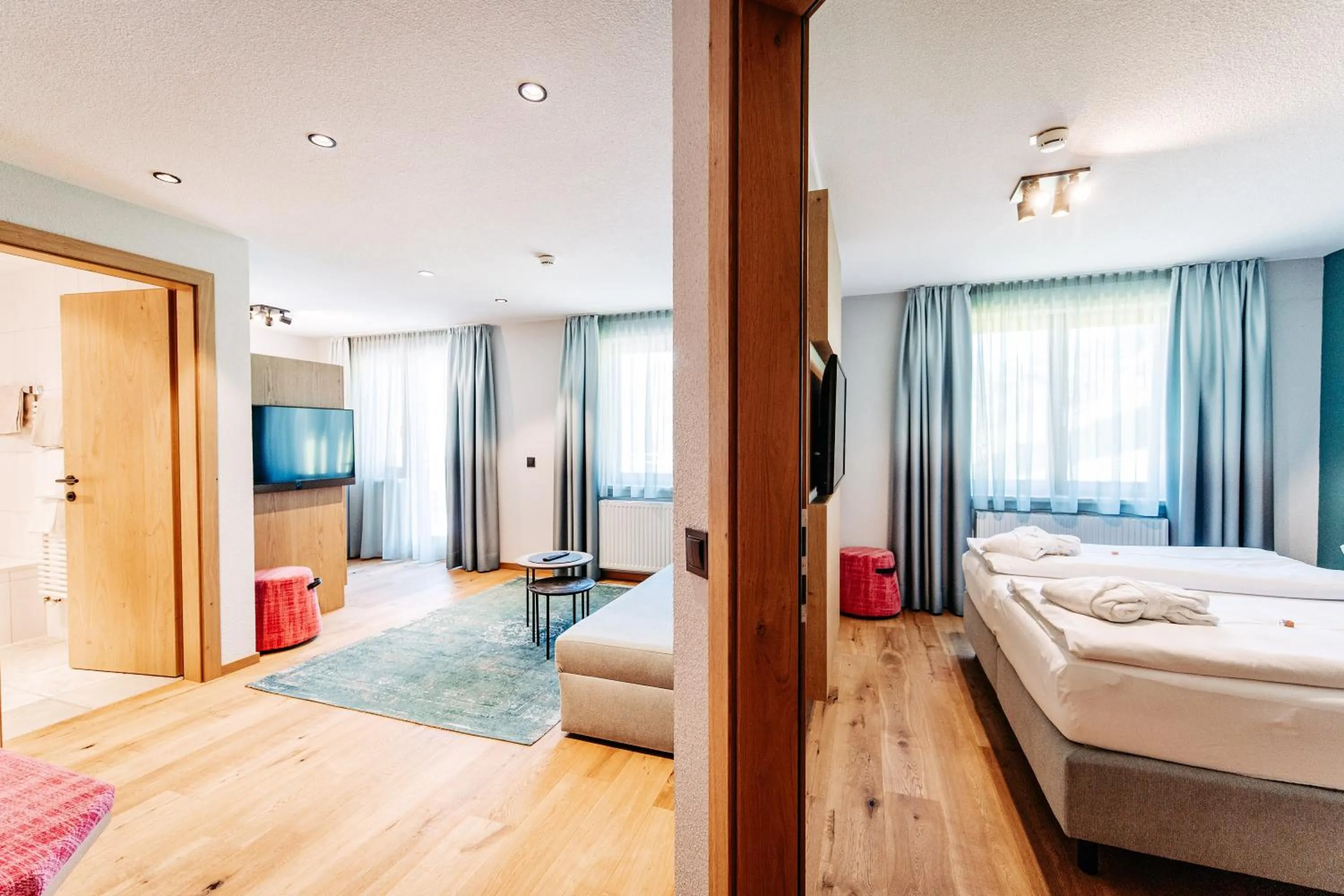 Photo of the whole room, Bed in Hotel Bradabella - Montafon